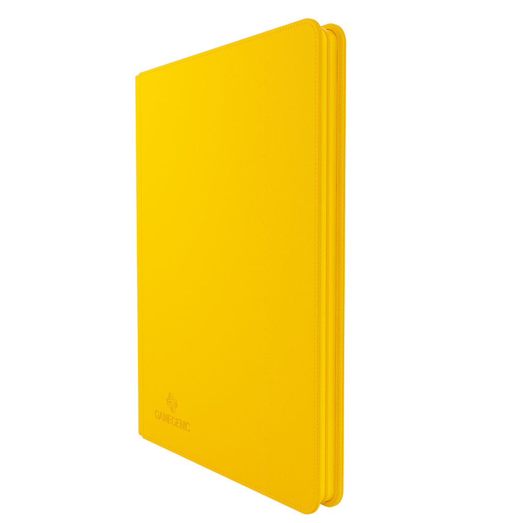 Gamegenic GGS31044ML Zip-Up Album 18-Pocket Yellow | Grognard Games