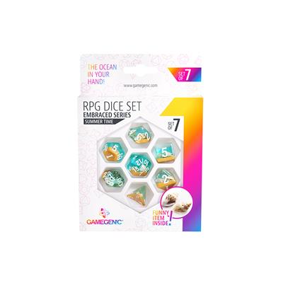 Embraced Series - Summer Time - RPG Dice Set (7pcs) | Grognard Games