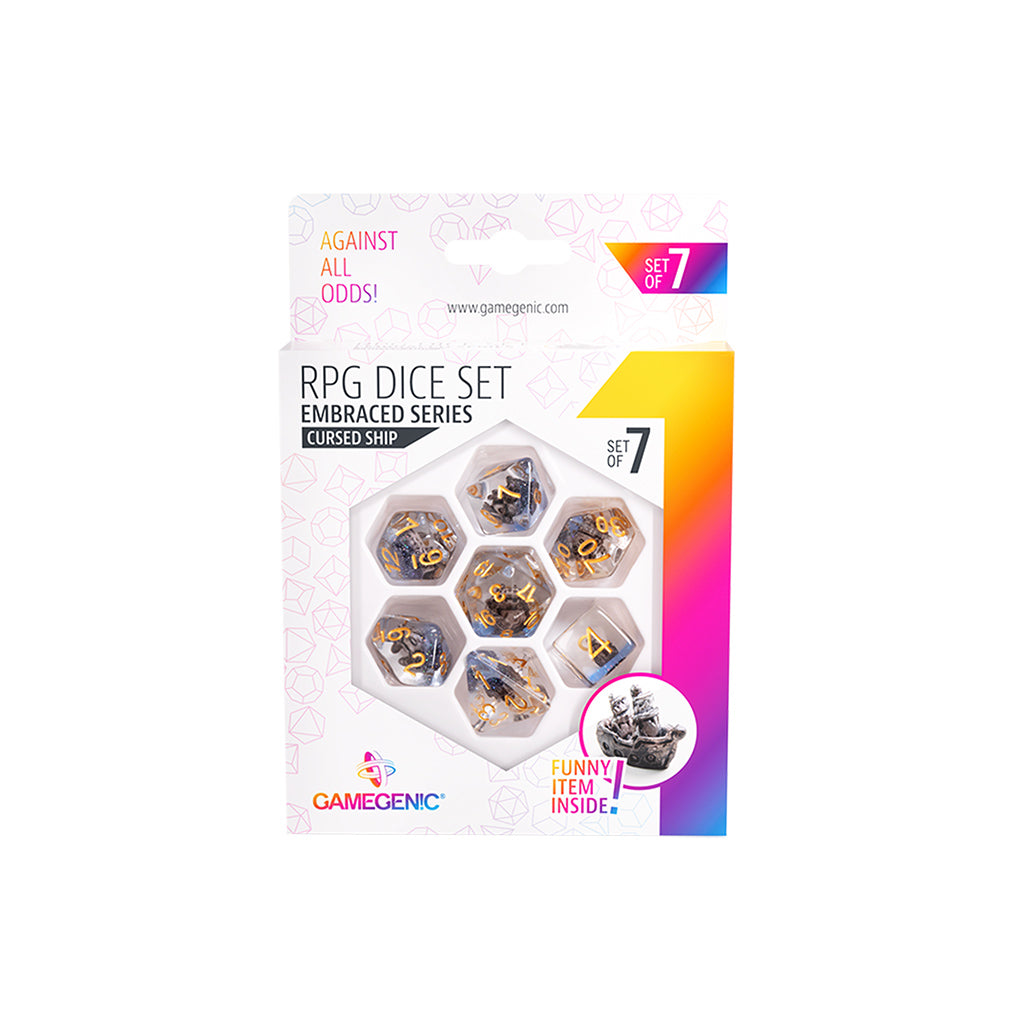 EMBRACED SERIES - CURSED SHIP - RPG DICE SET (7PCS) | Grognard Games