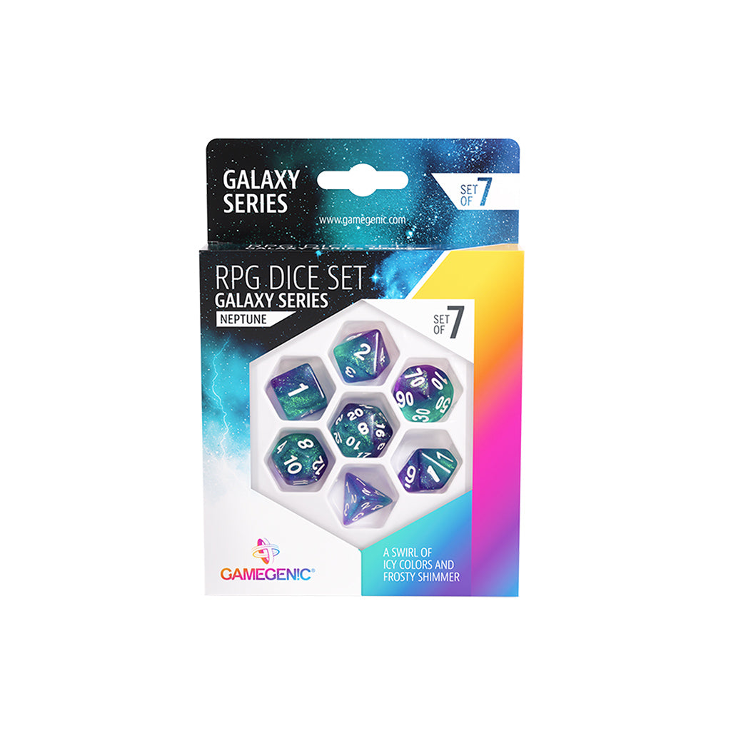 GALAXY SERIES - NEPTUNE - RPG DICE SET (7PCS) | Grognard Games