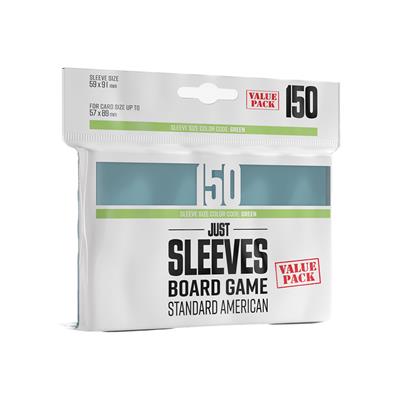Just Sleeves - Standard American Value Pack (150) | Grognard Games