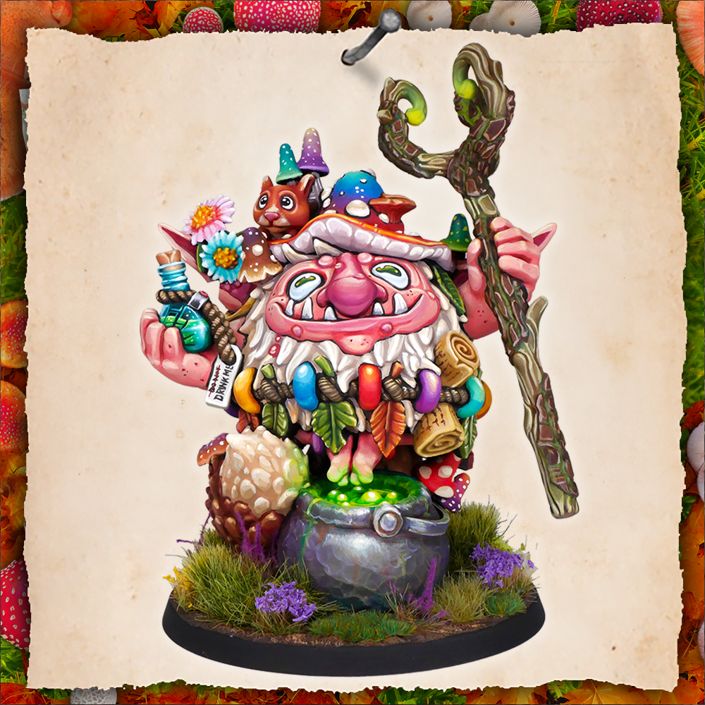 RH-005 Rascaltown Gnome Druid | Grognard Games