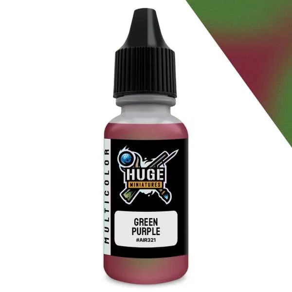 Huge Miniatures Green Purple Multicolor Paint | Grognard Games