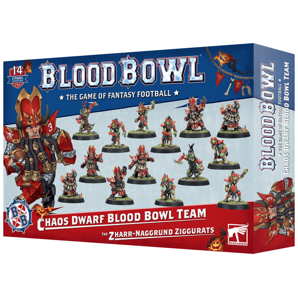 Chaos Dwarf Blood Bowl Team: The Zharr-Naggrund Ziggurats (Pre-Order) | Grognard Games