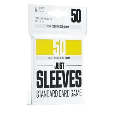 JUST SLEEVES - STANDARD CARD GAME YELLOW (50) | Grognard Games