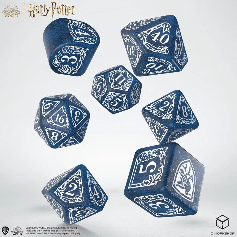 Harry Potter Modern Dice Set - Ravenclaw Blue | Grognard Games