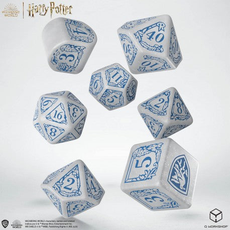 Harry Potter Modern Dice Set - Ravenclaw White | Grognard Games