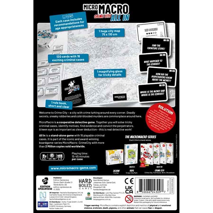 MICROMACRO: CRIME CITY ALL IN | Grognard Games