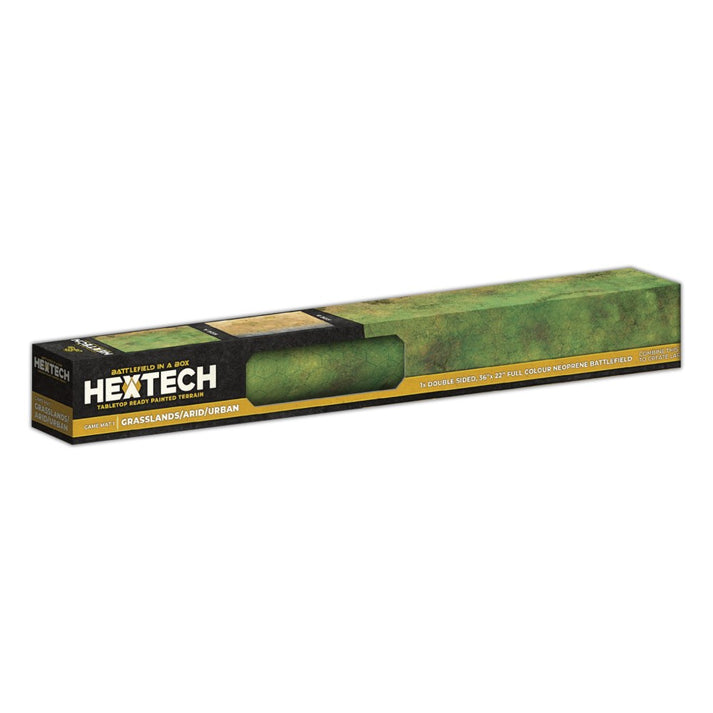 HEXTECH: Game Mat 1 (Grasslands/Arid/Urban) | Grognard Games