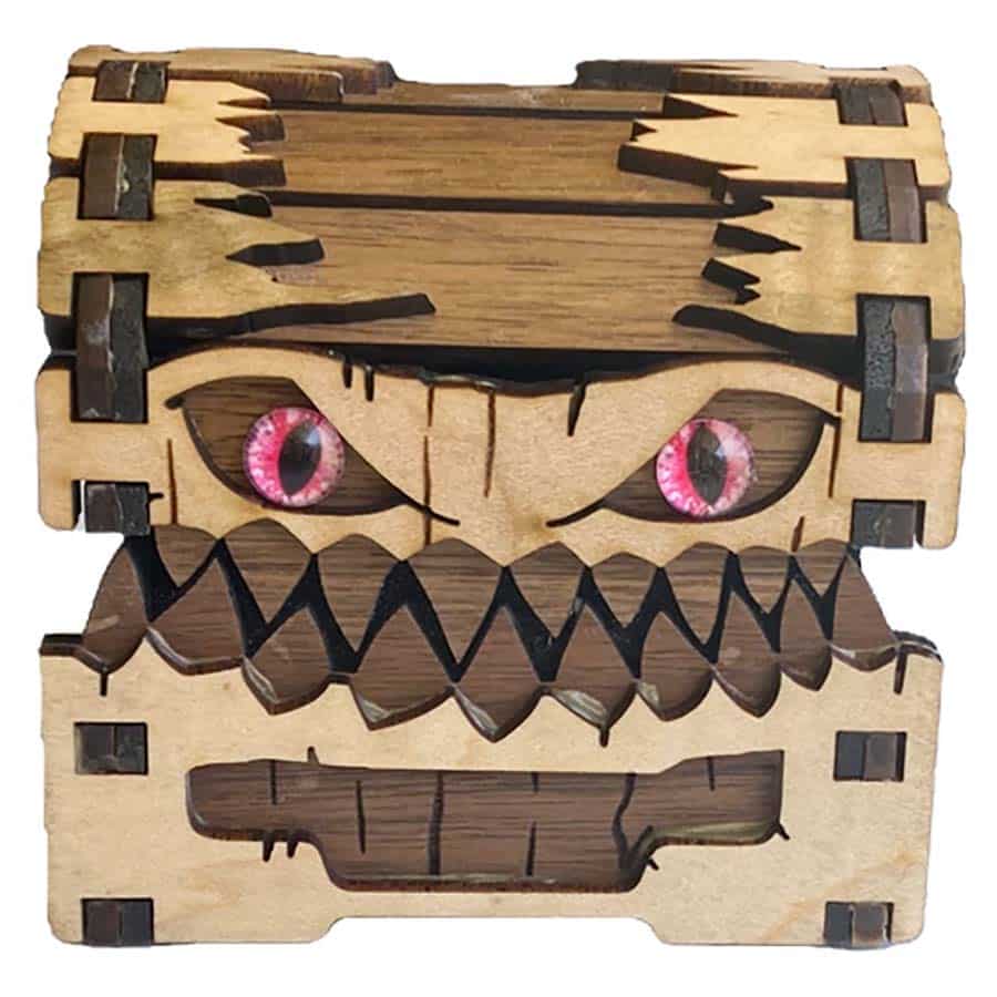 MIMIC DICE CHEST: WALNUT | Grognard Games