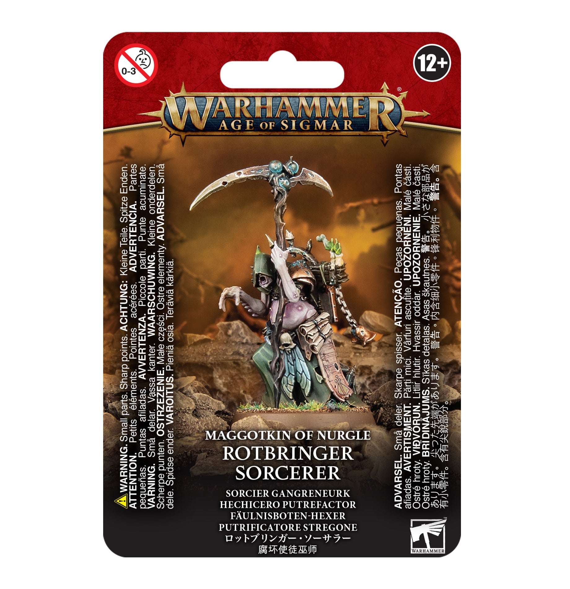 Maggotkin of Nurgle: Rotbringer Sorcerer | Grognard Games
