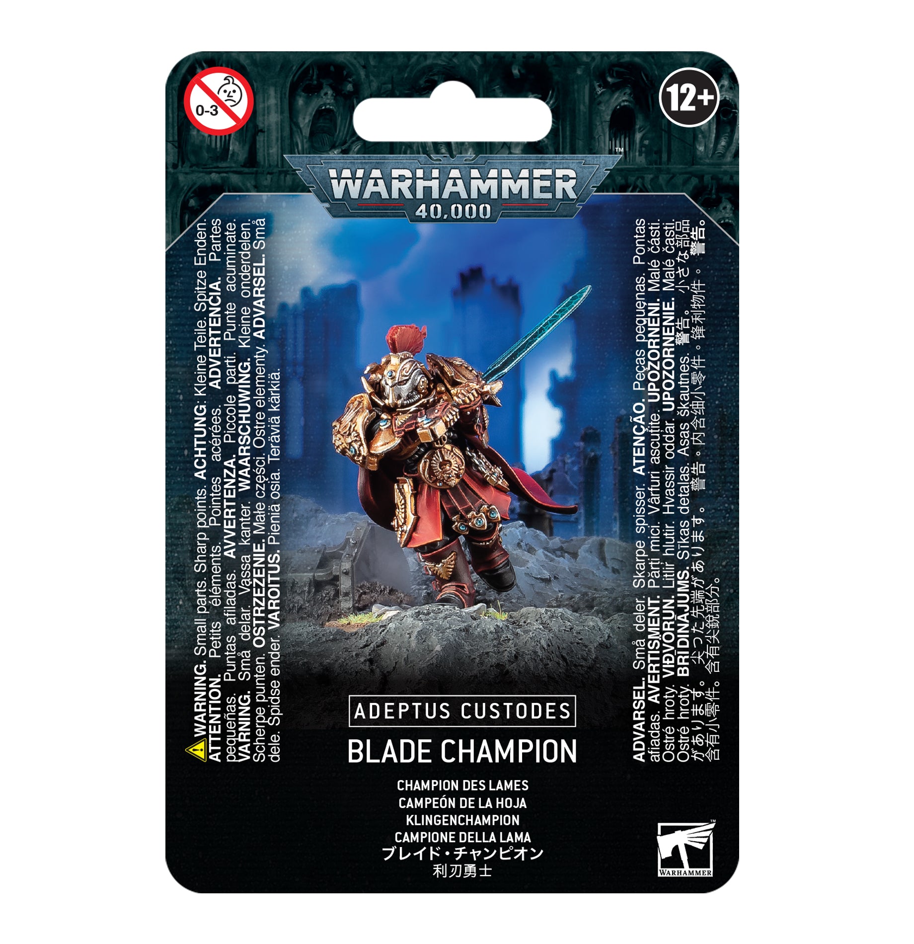 Adeptus Custodes Blade Champion | Grognard Games