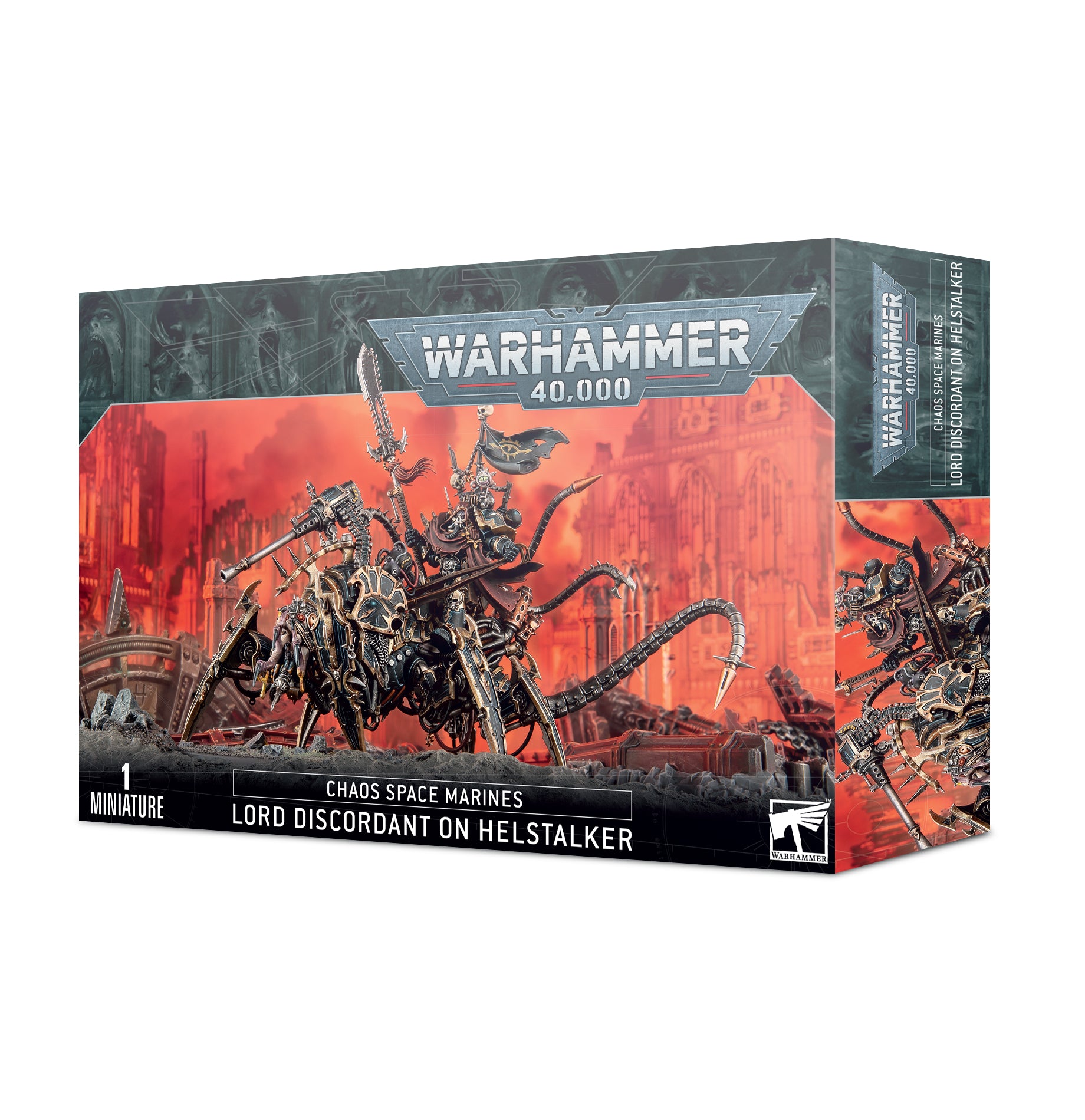 Chaos Space Marines Lord Discordant on Helstalker | Grognard Games