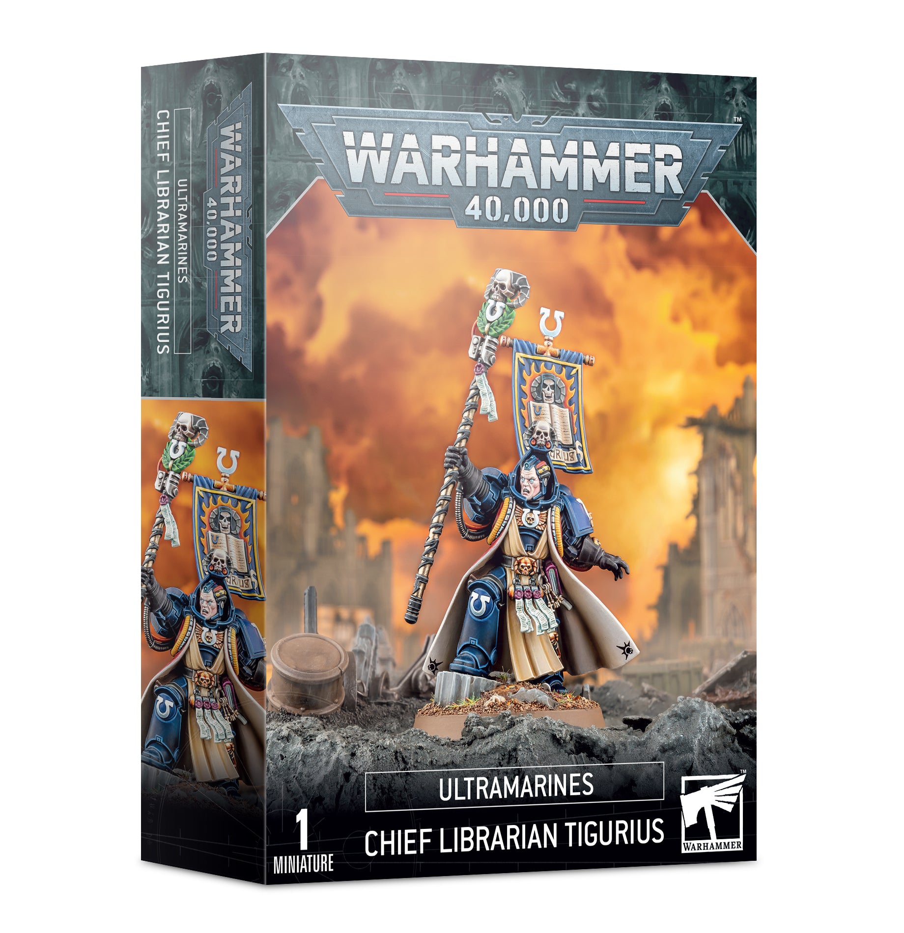 Space Marines Ultramarines Chief Librarian Tigurius | Grognard Games