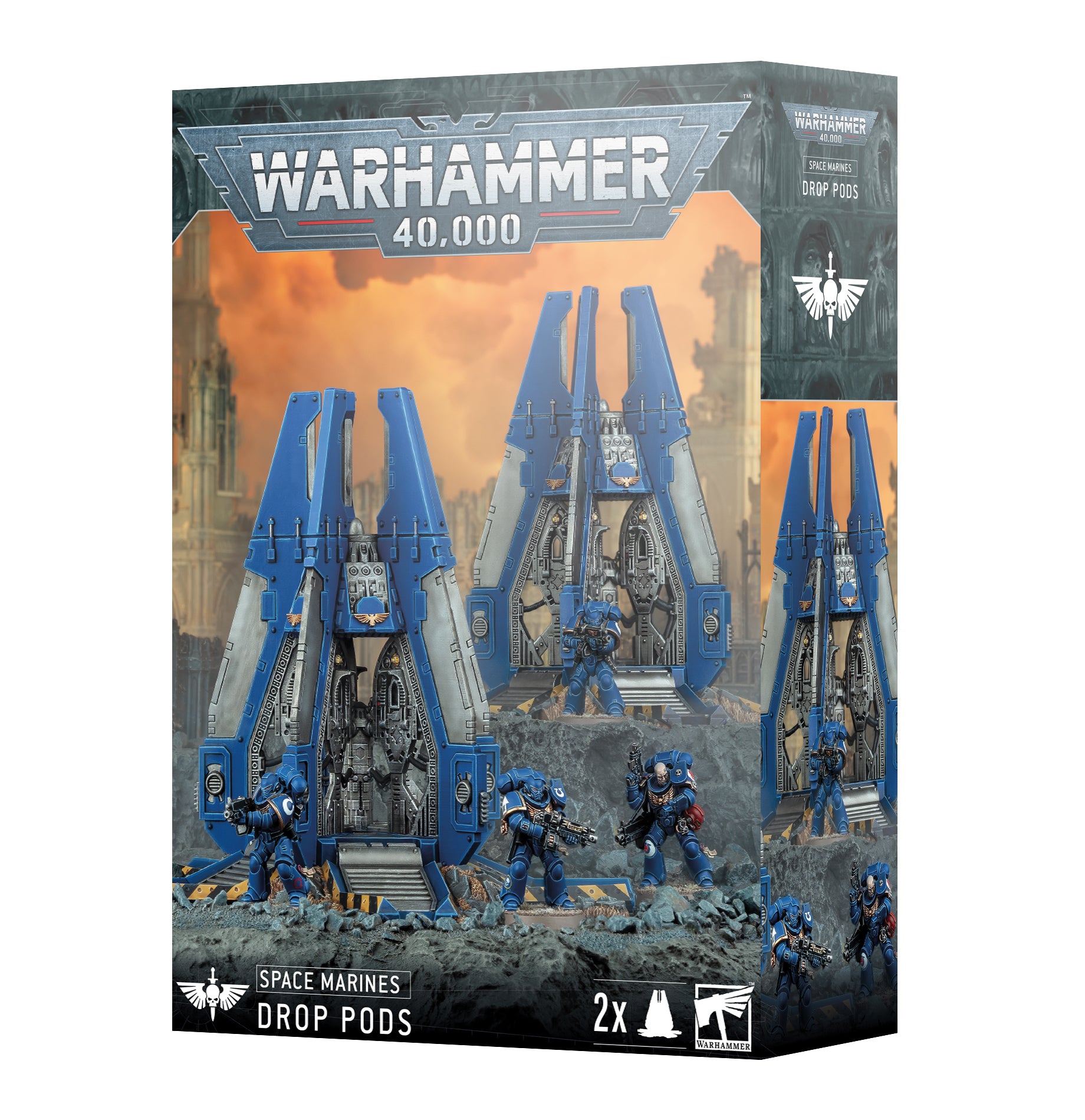 Space Marines Drop Pods | Grognard Games