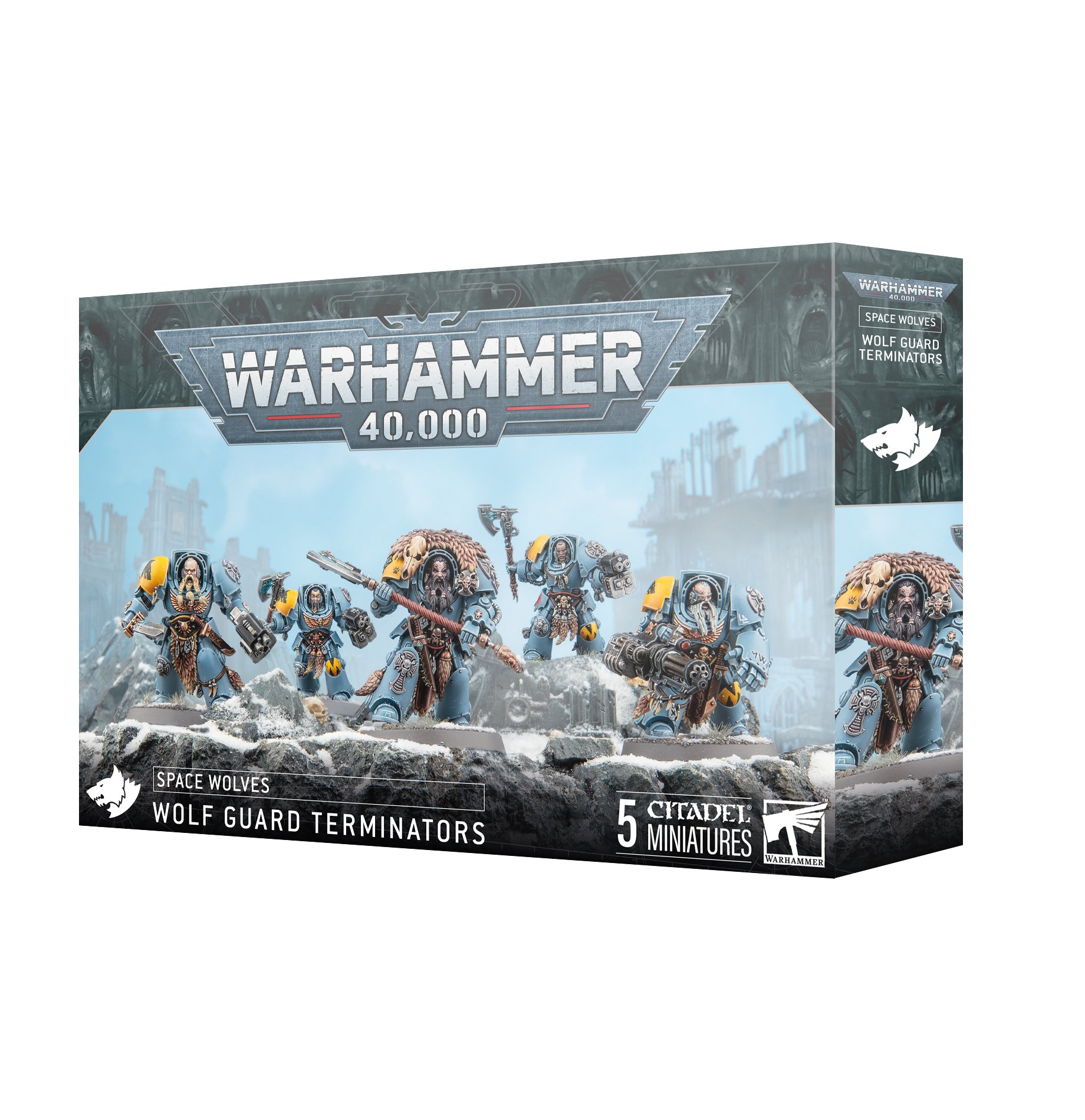 Space Wolves Wolf Guard Terminators | Grognard Games