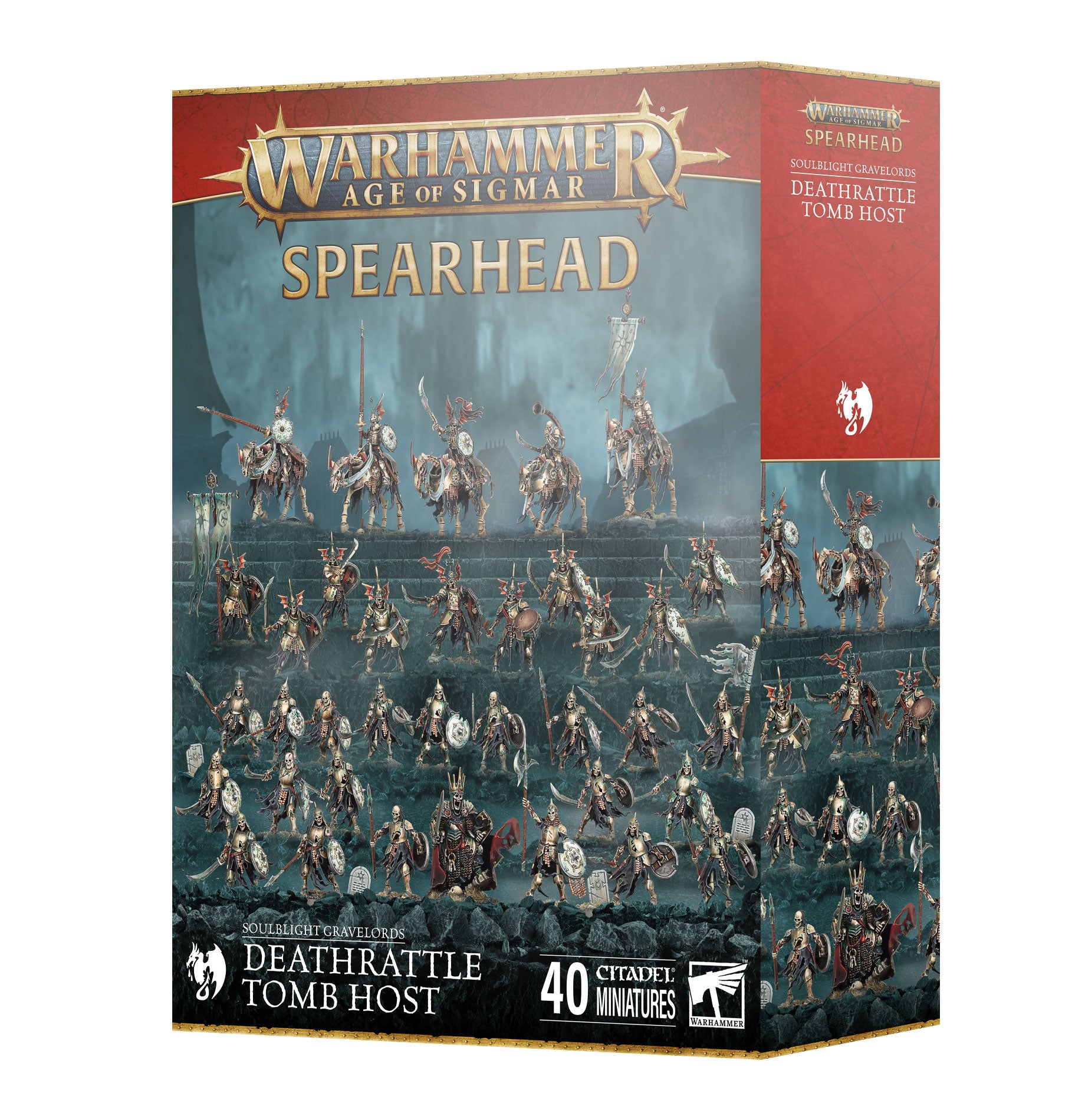 Spearhead: Soulblight Gravelords Deathrattle Tomb Host (Pre-order Available 9/27/2025) | Grognard Games