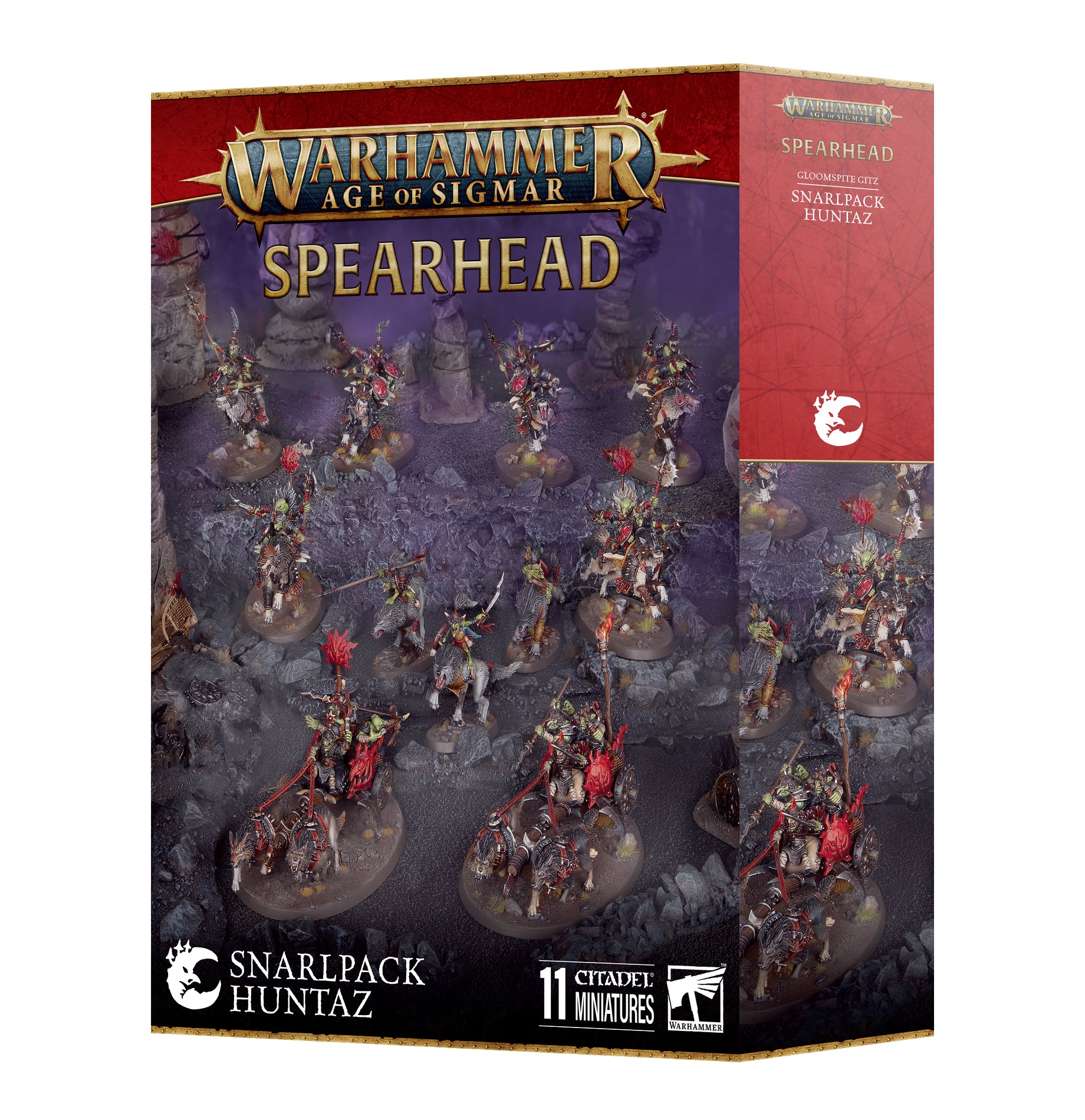 Spearhead: Gloomspite Gitz Snarlpack Huntaz (Pre-order Available 9/27/2025) | Grognard Games