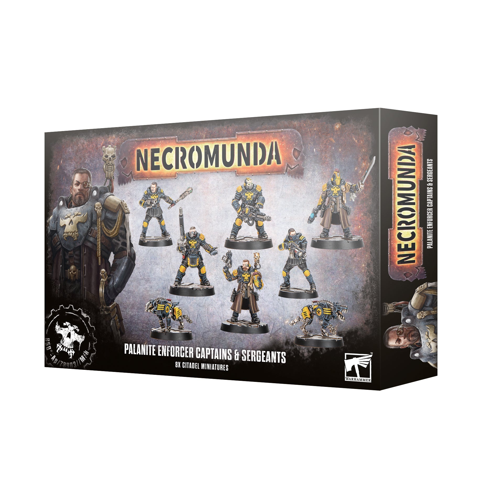 Necromunda: Palanite Enforcers Captains & Sergeants (Pre-order Available 9/27/2025) | Grognard Games