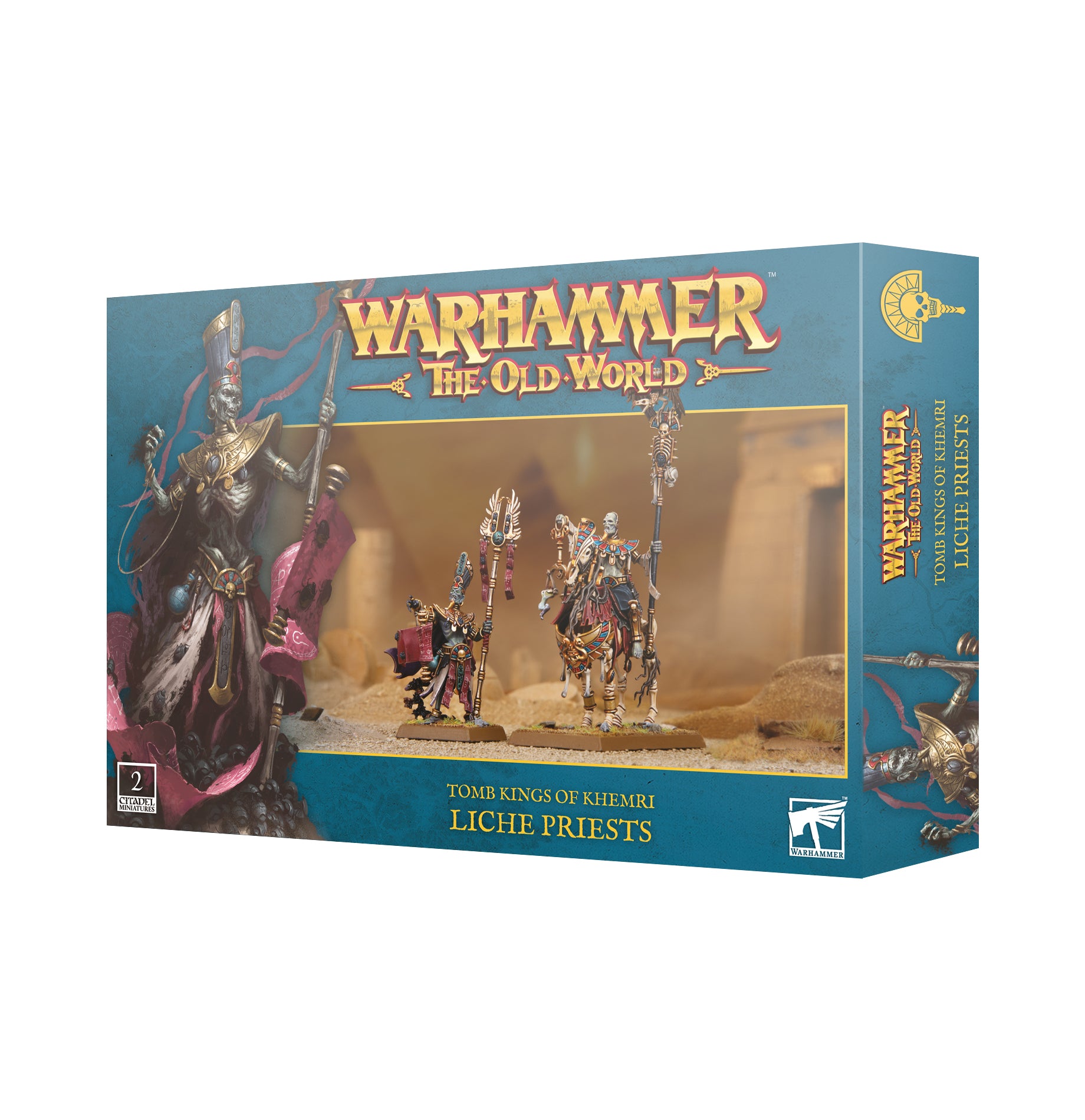 Warhammer The Old World: Tomb Kings of Khemri Liche Priests | Grognard Games