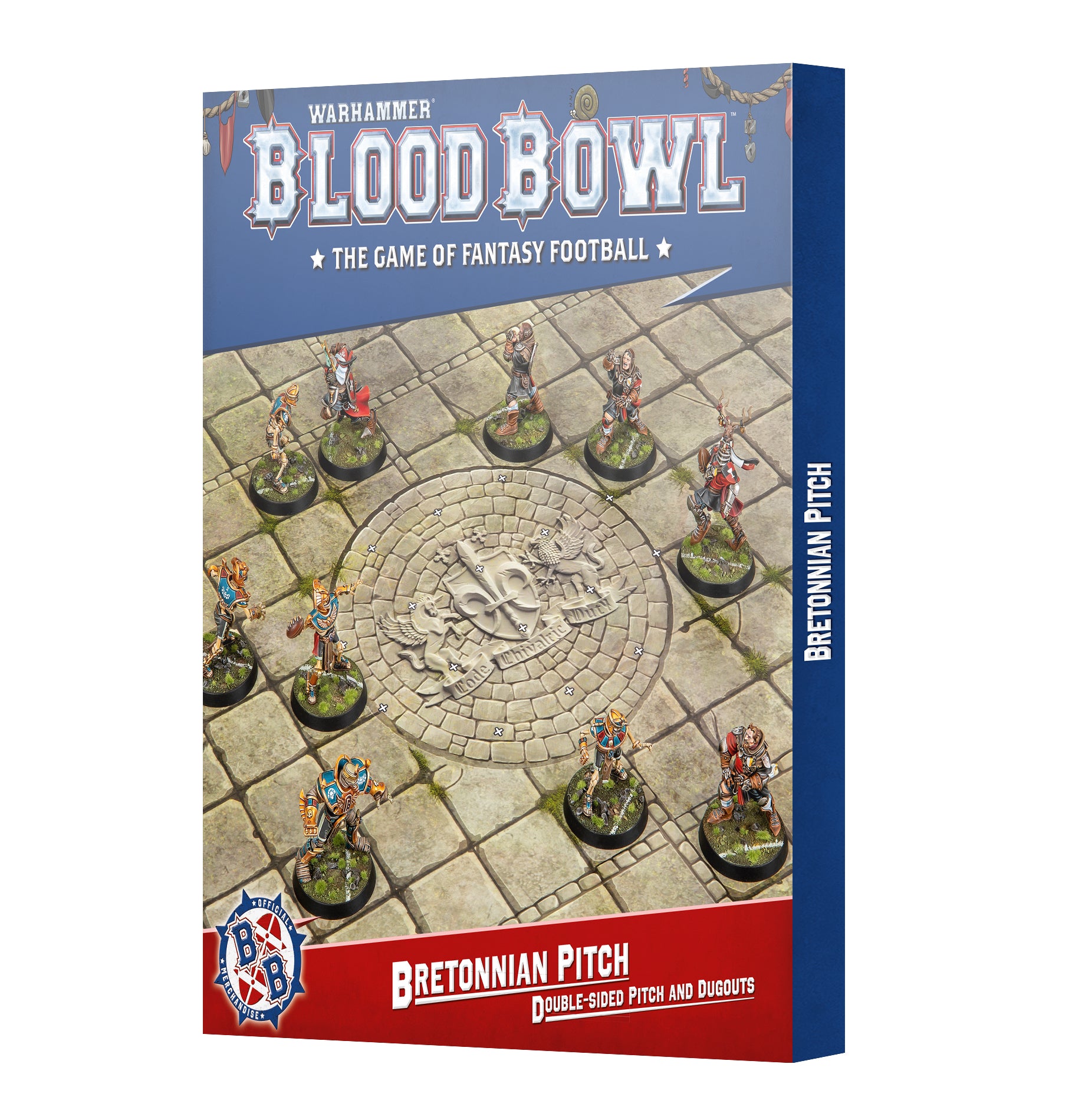 Blood Bowl: Bretonnian Team Pitch & Dug-Outs (Pre-order available 11/15/25) | Grognard Games