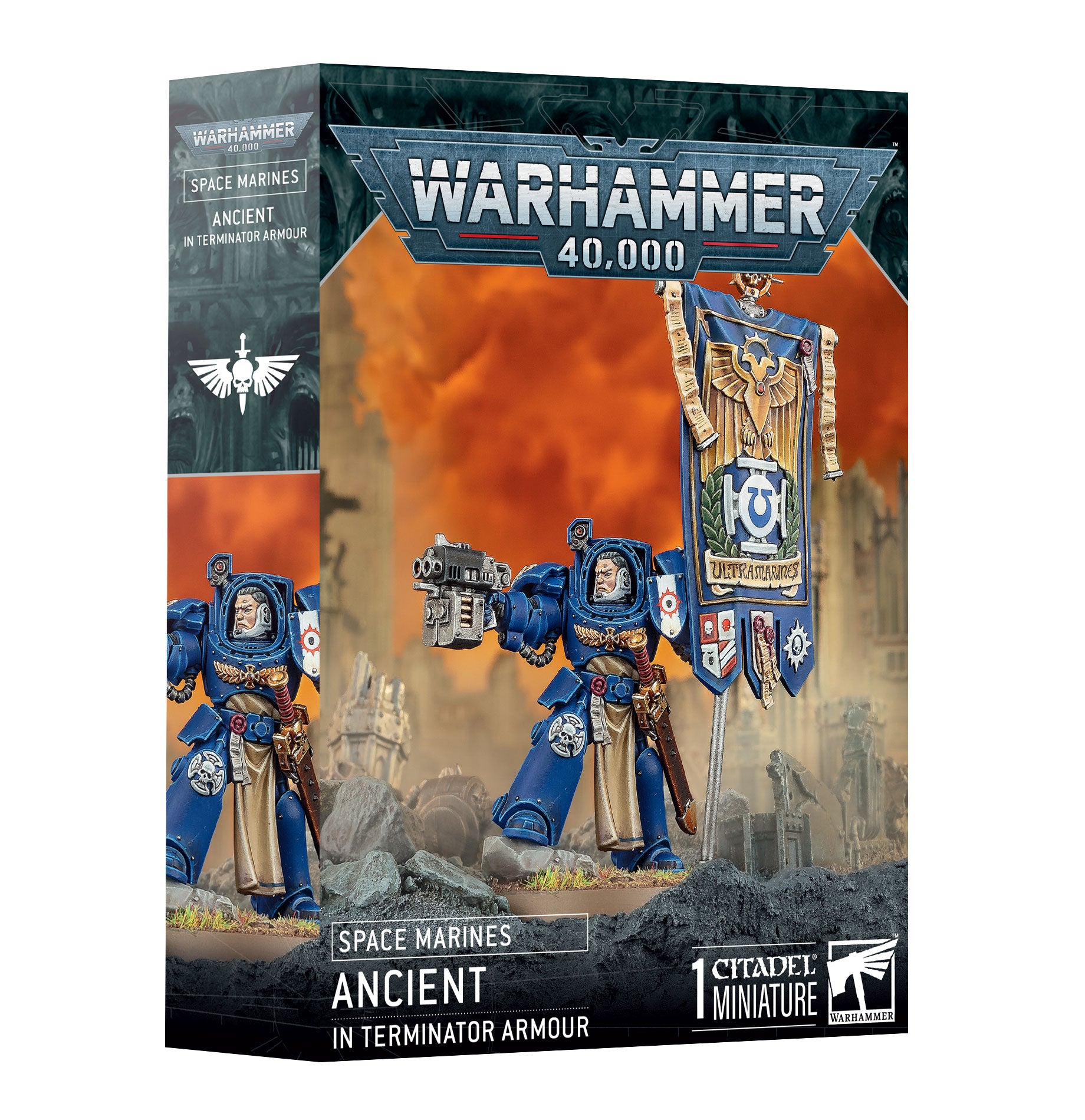 Space Marines Ancient in Terminator Armor | Grognard Games