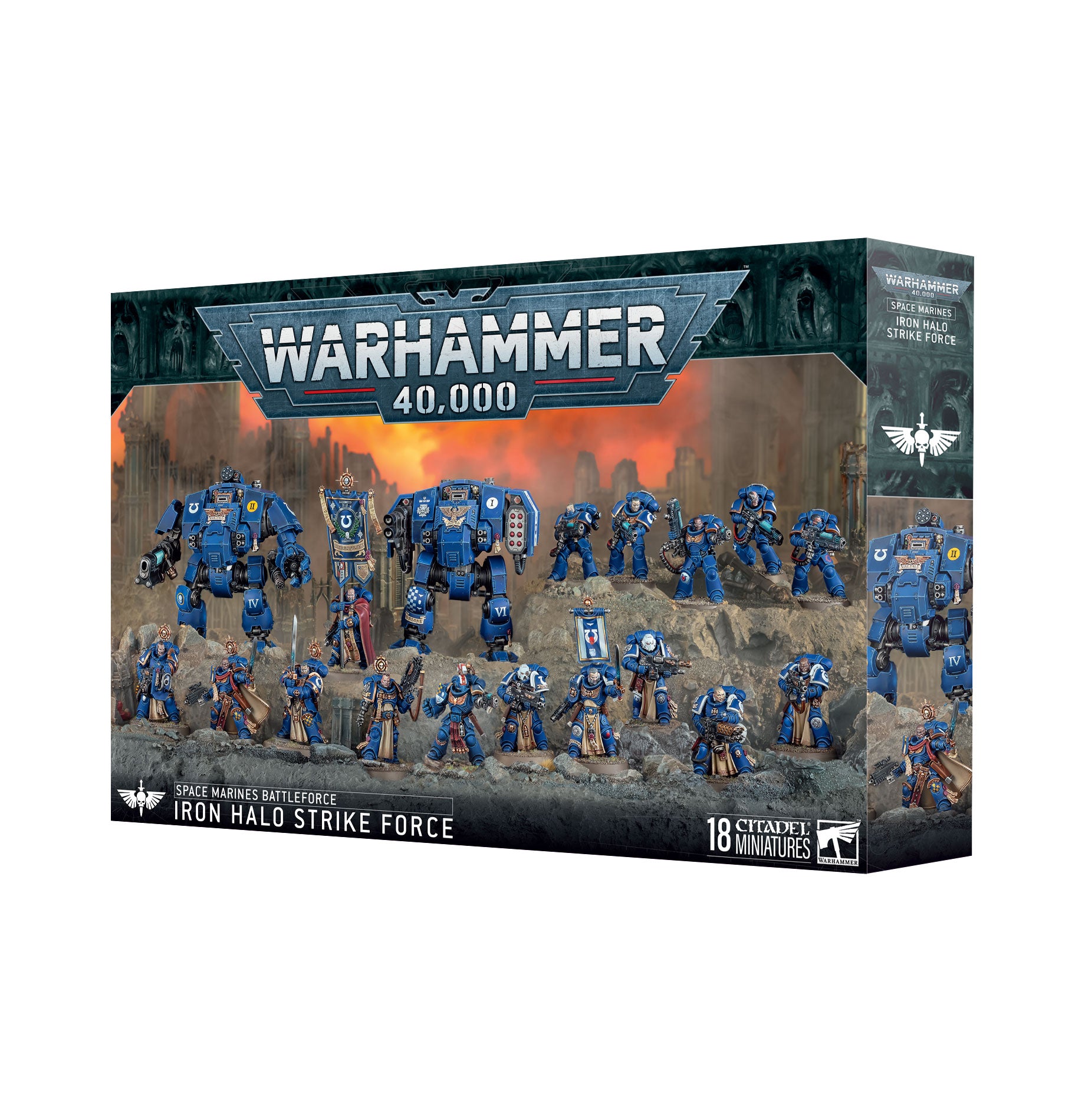 Space Marines Iron Halo Strike Force Battleforce | Grognard Games