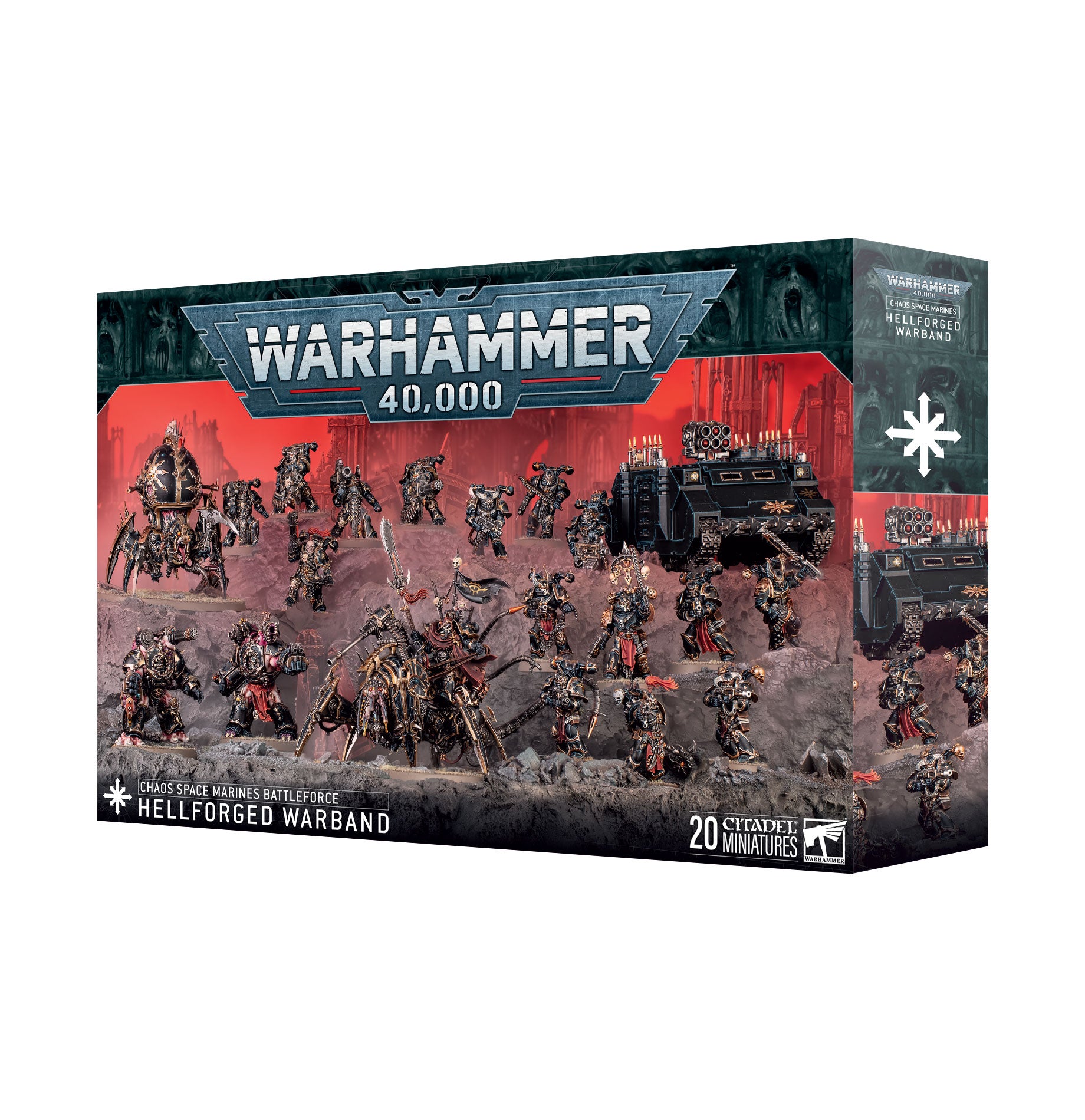 Chaos Space Marines Hellforged Warband Battleforce | Grognard Games