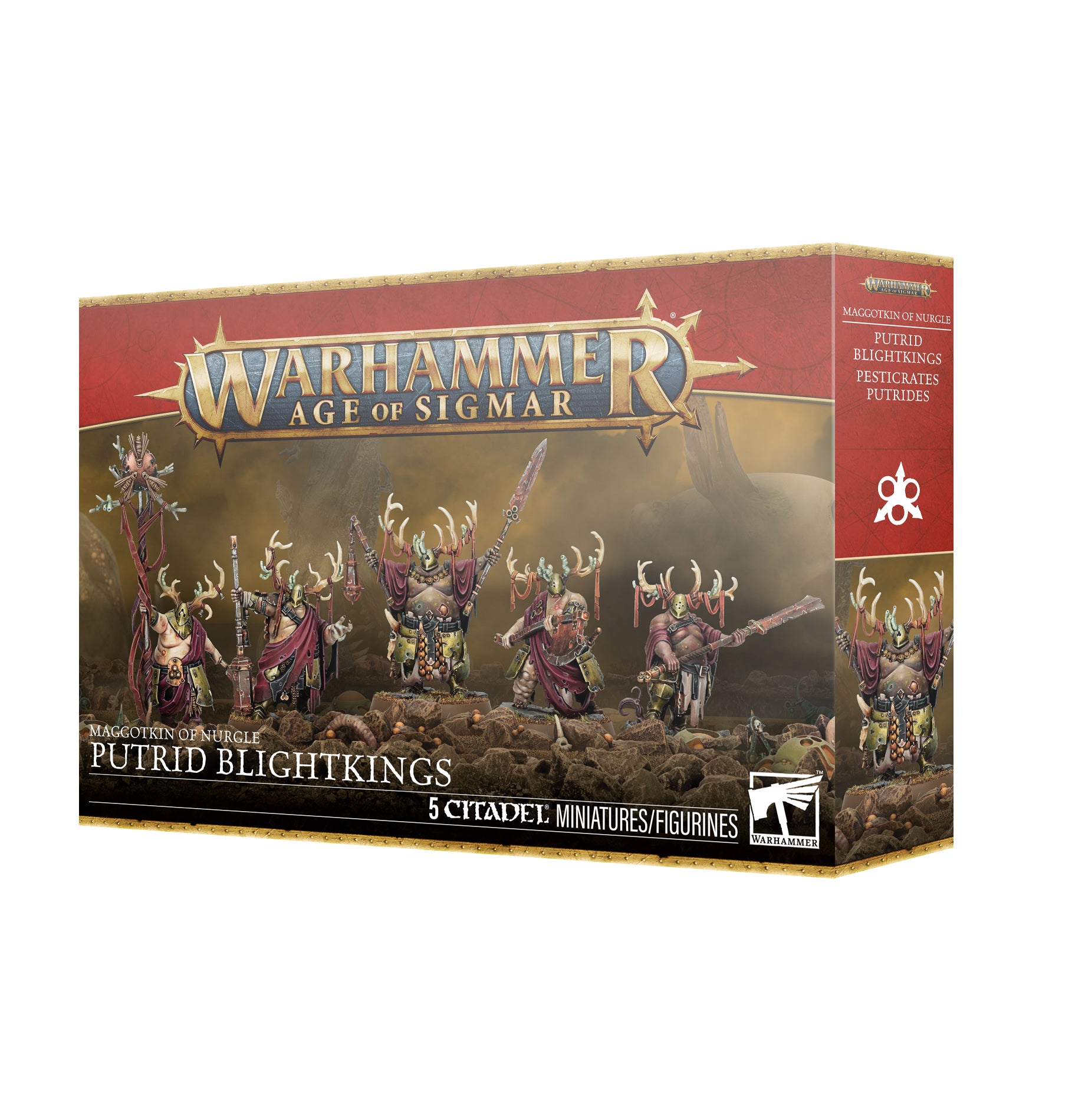 Maggotkin of Nurgle:  Putrid Blightkings | Grognard Games