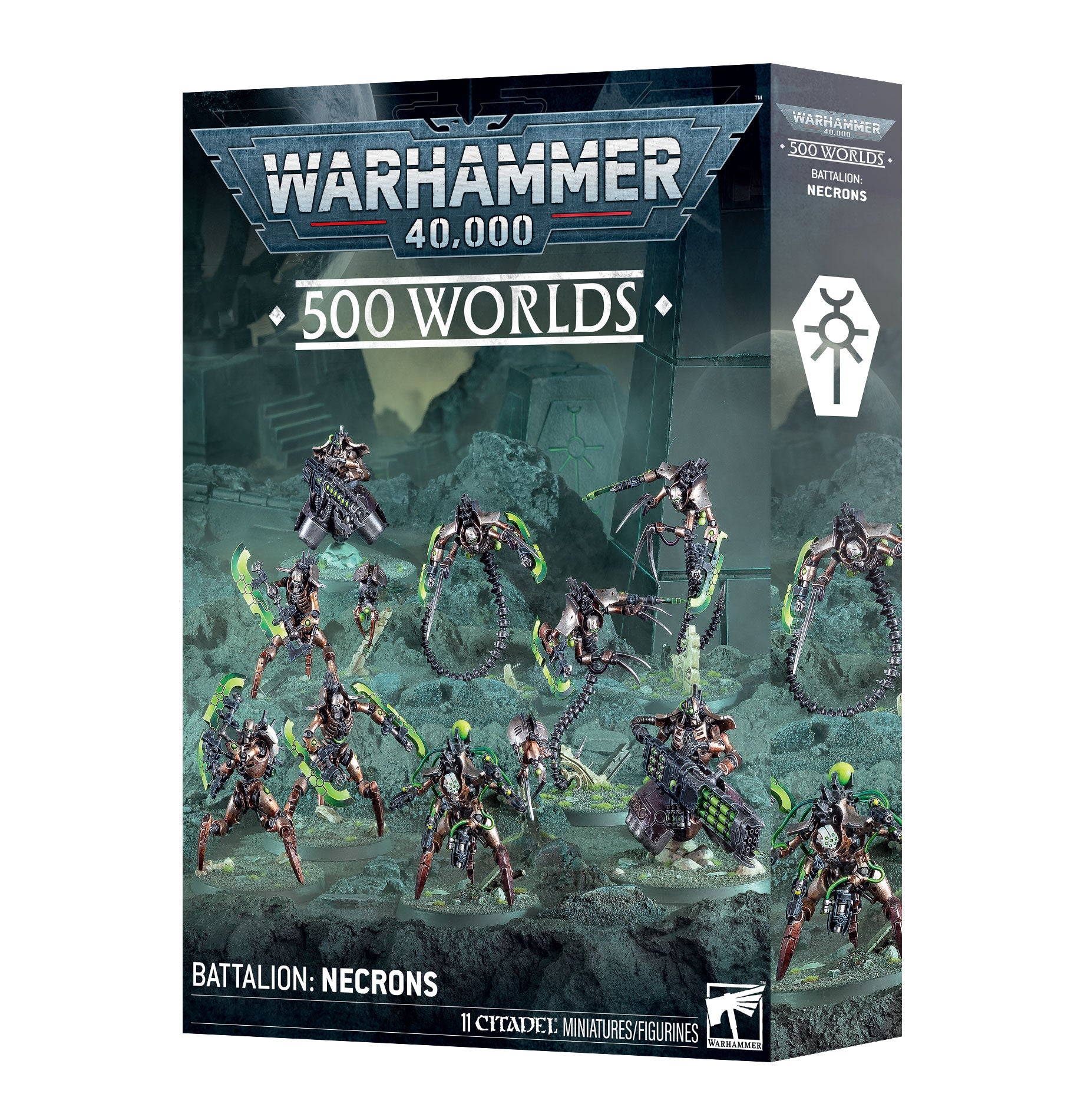 Warhammer 40k: 500 Worlds Necrons Battlion | Grognard Games