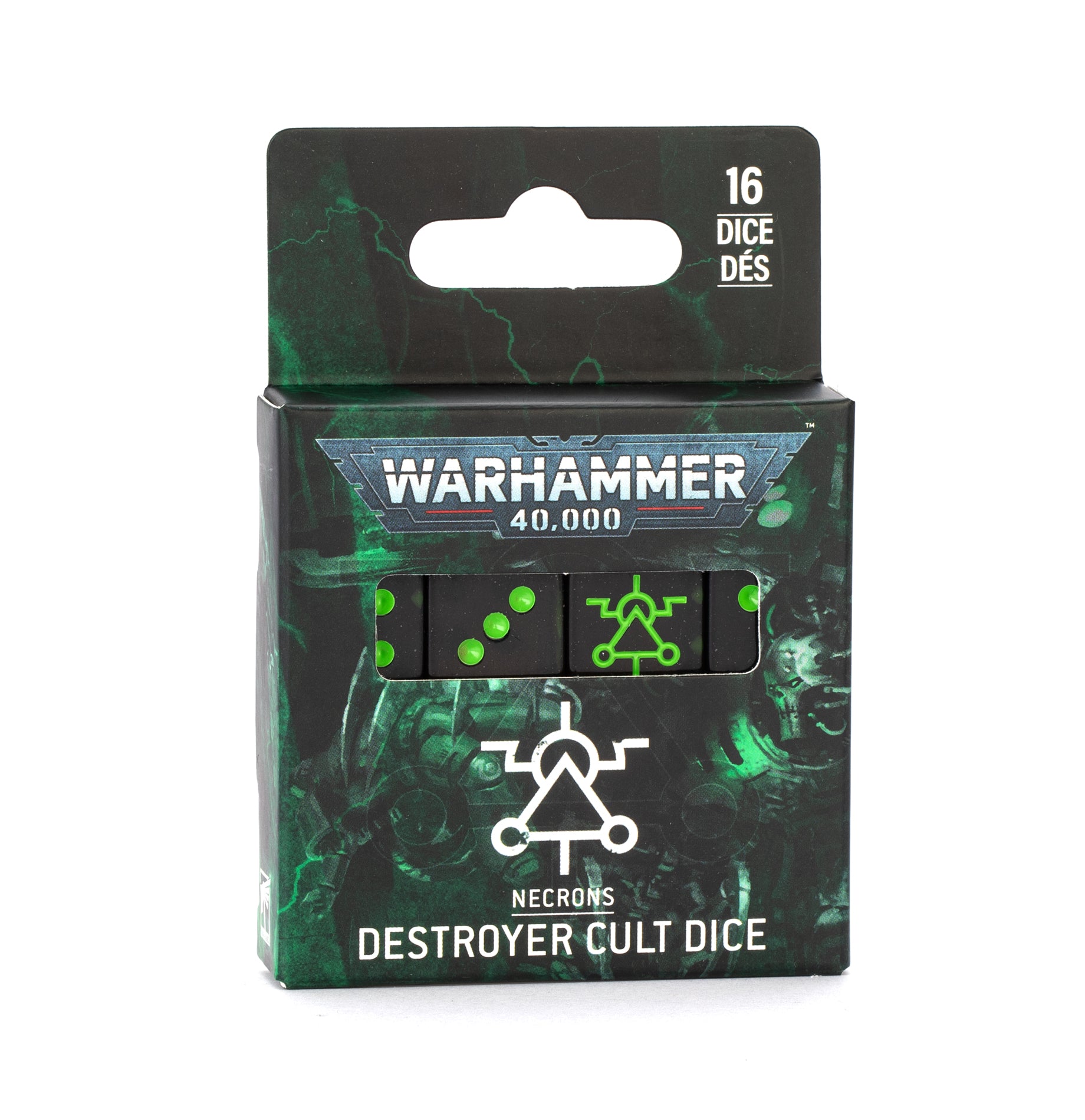 Necrons Destroyer Cult Dice | Grognard Games