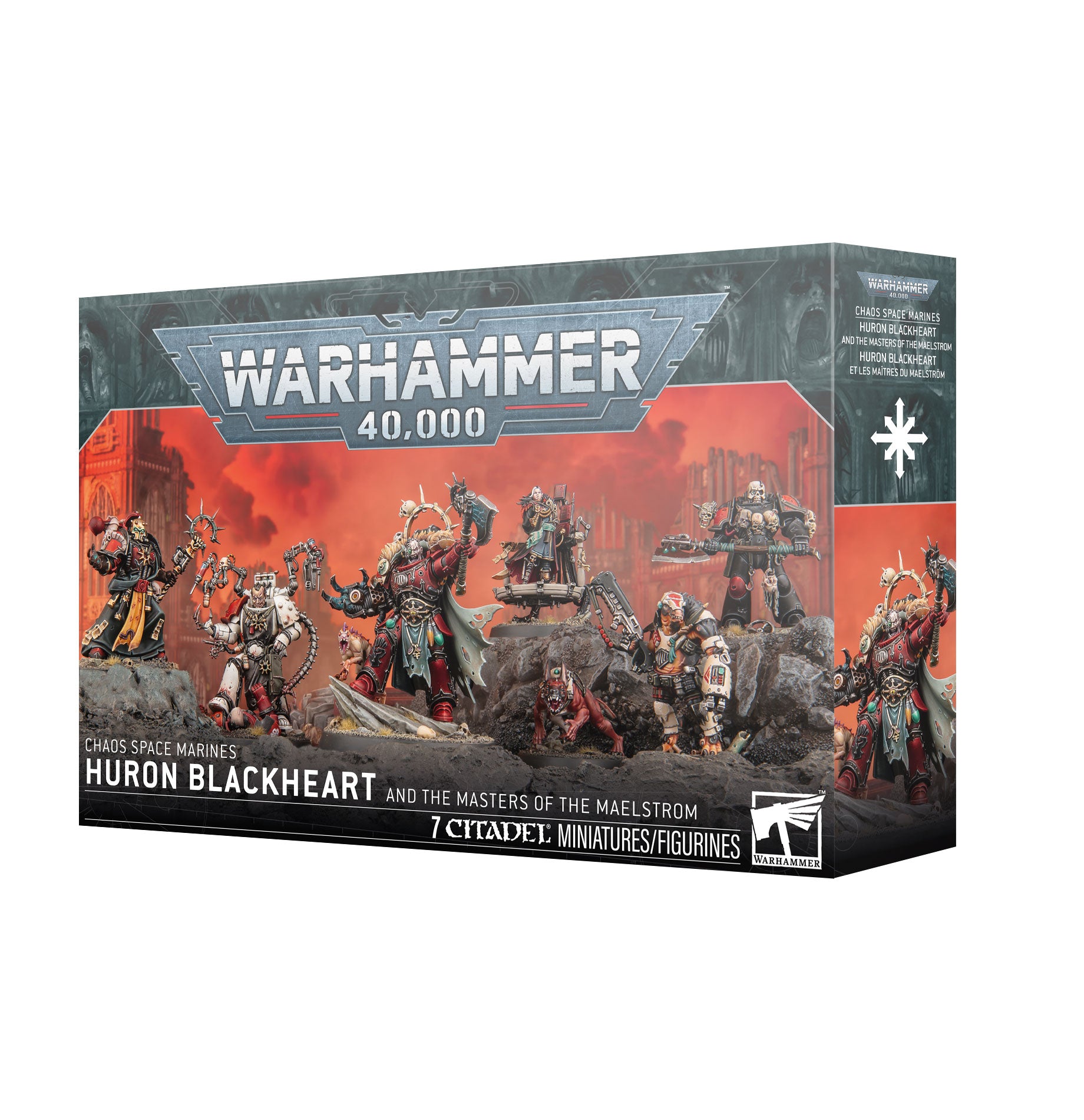 Chaos Space Marines Red Corsairs Huron Blackheart and the Masters of the Maelstrom | Grognard Games