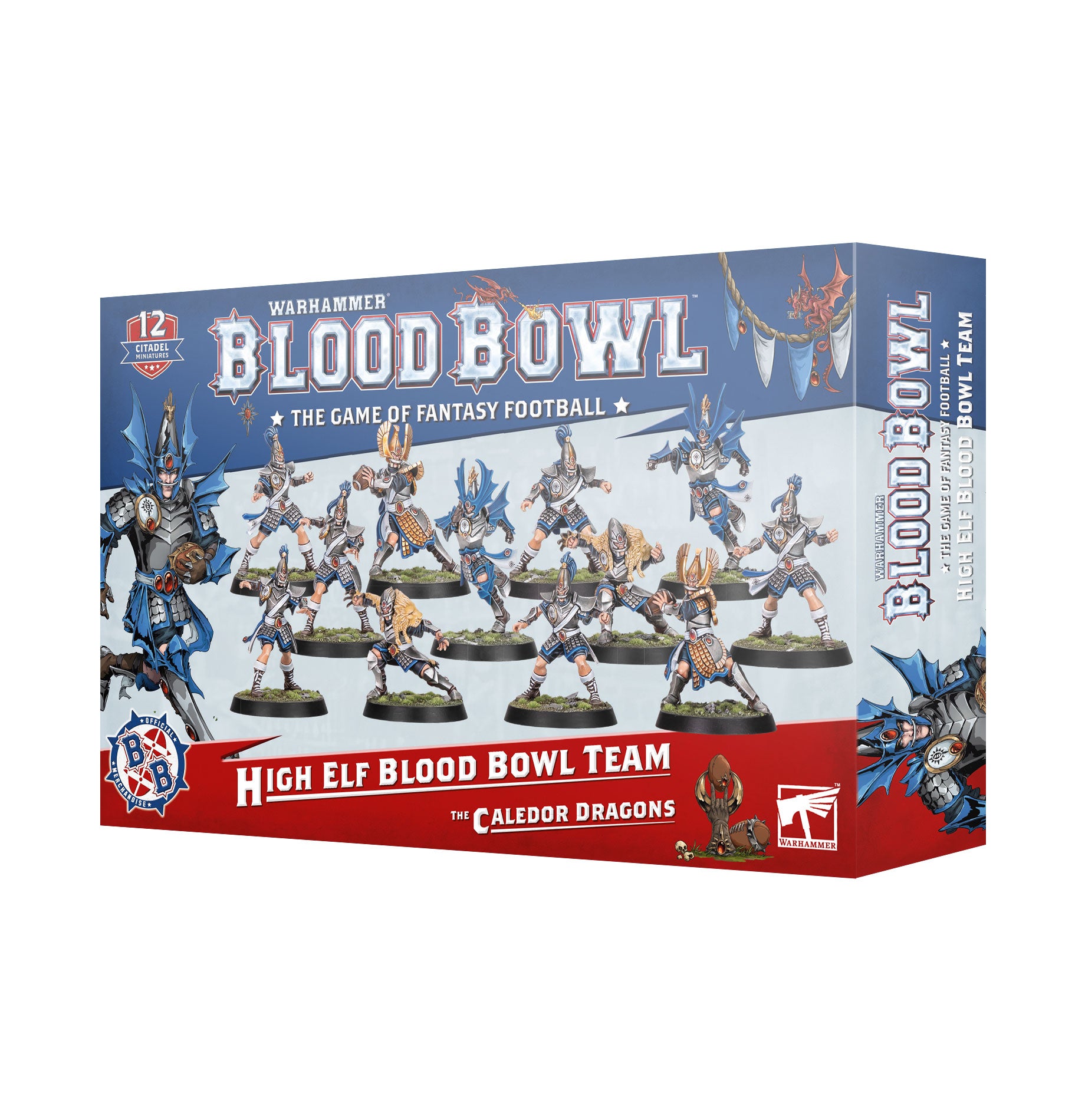 Blood Bowl: High Elves Team The Caledor Dragons | Grognard Games