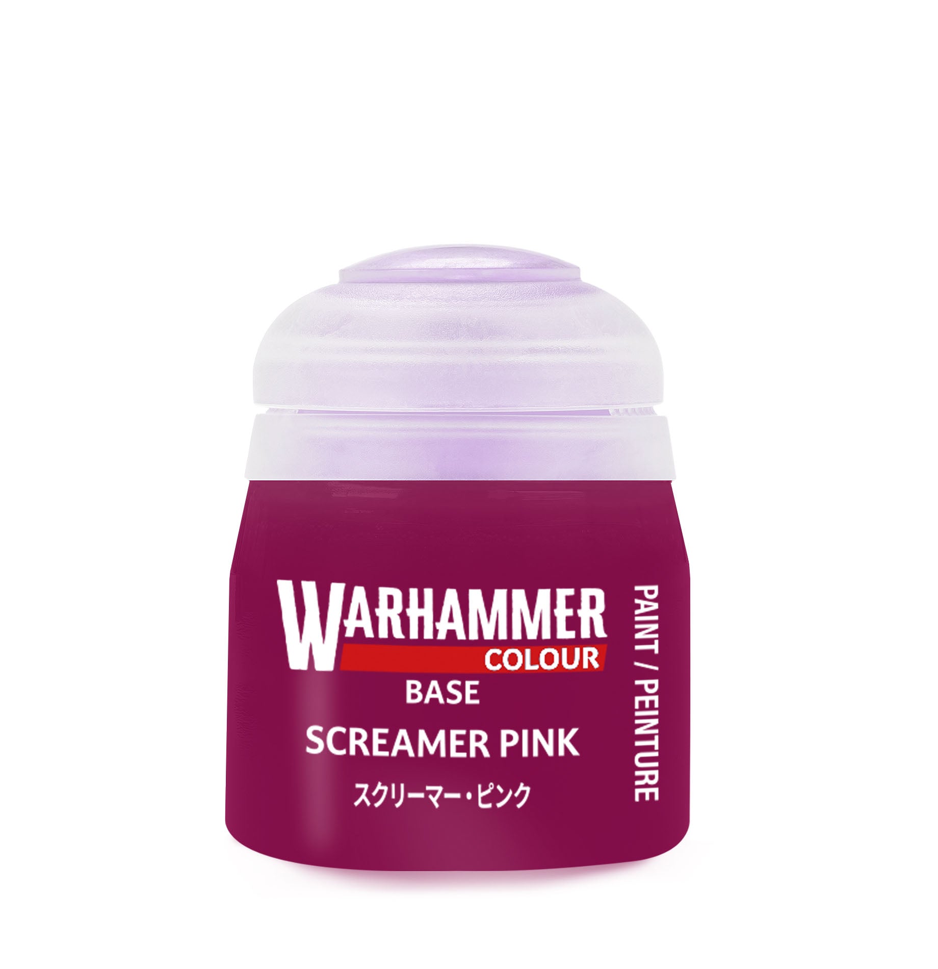 Warhammer Colour Base Screamer Pink | Grognard Games
