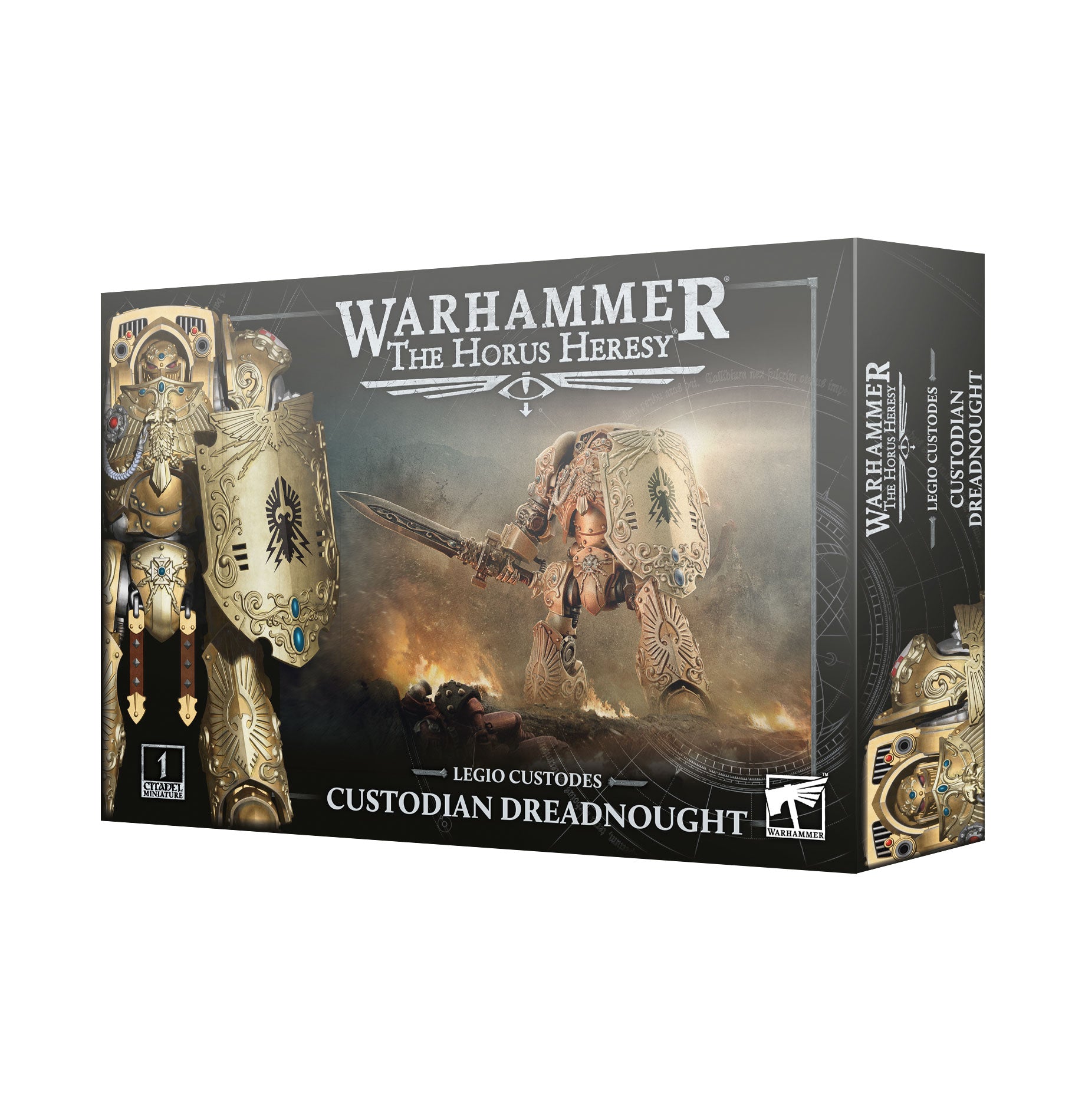 Horus Heresy: Legio Custodes Custodian Dreadnought | Grognard Games