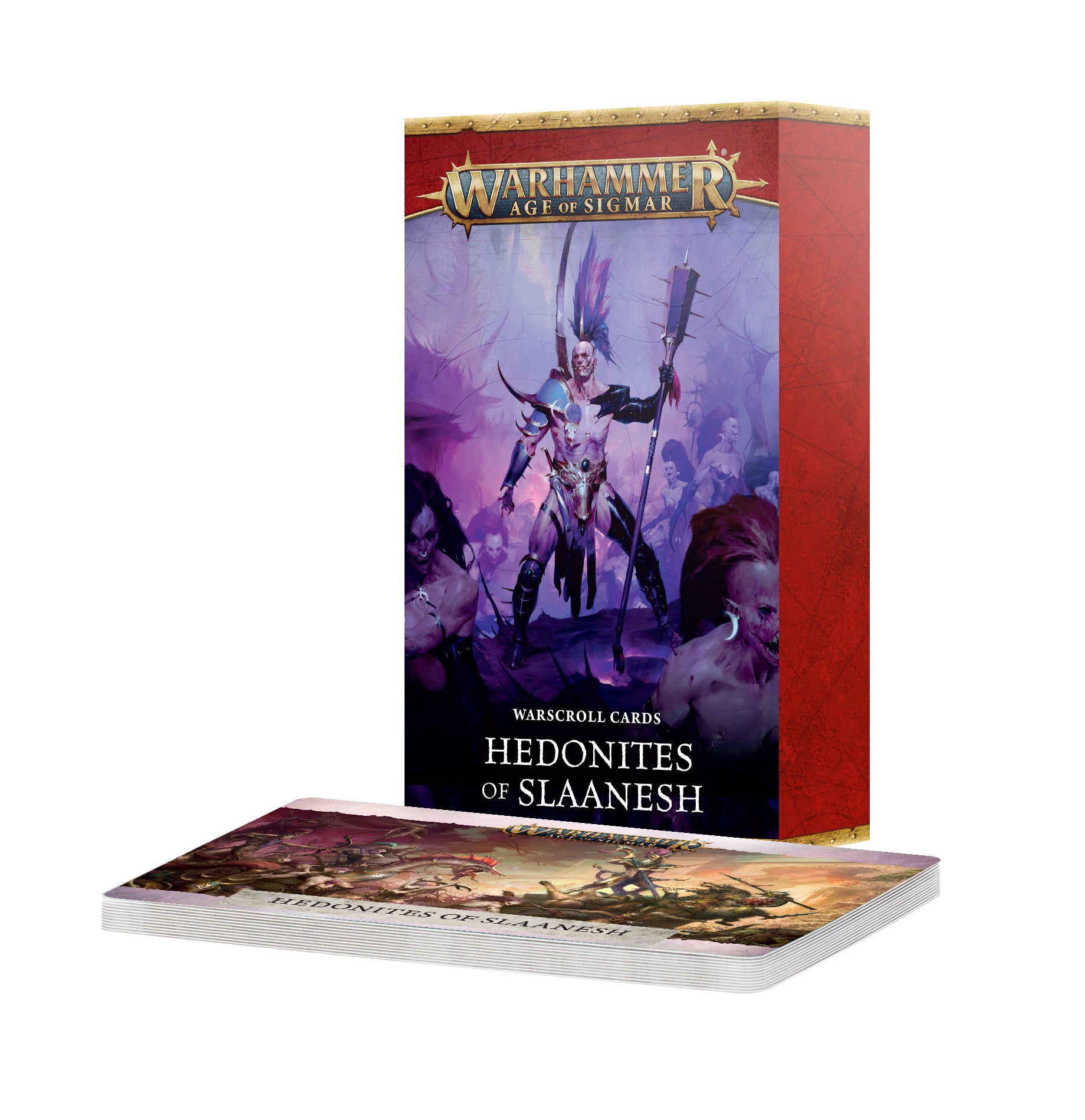 Hedonites of Slaanesh Warscroll Cards (Pre-order Now, Available 7/4/26) | Grognard Games