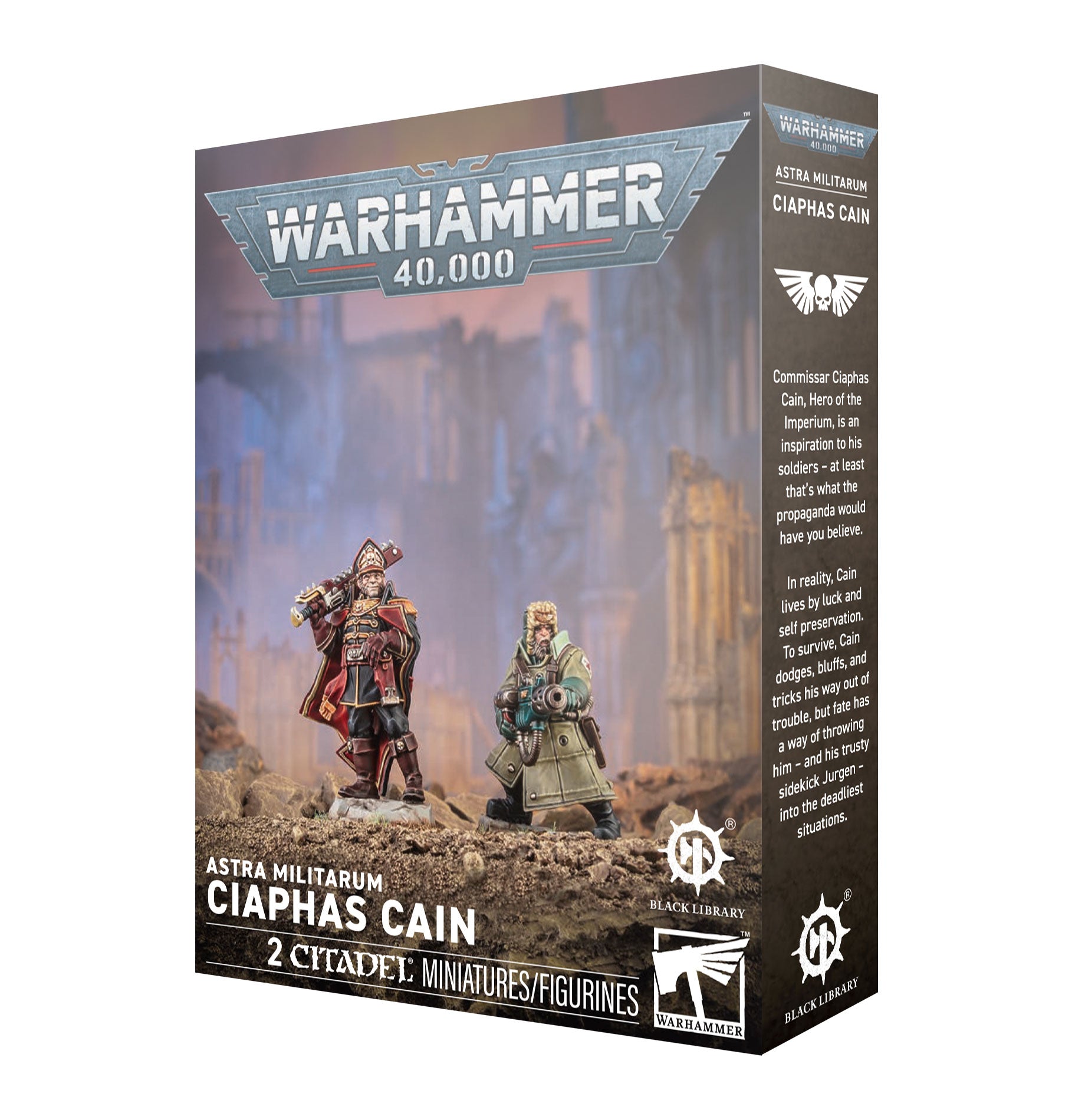 Astra Militarum Ciaphas Cain and Jurgen (Pre-order Now, Available 7/11/2026) | Grognard Games