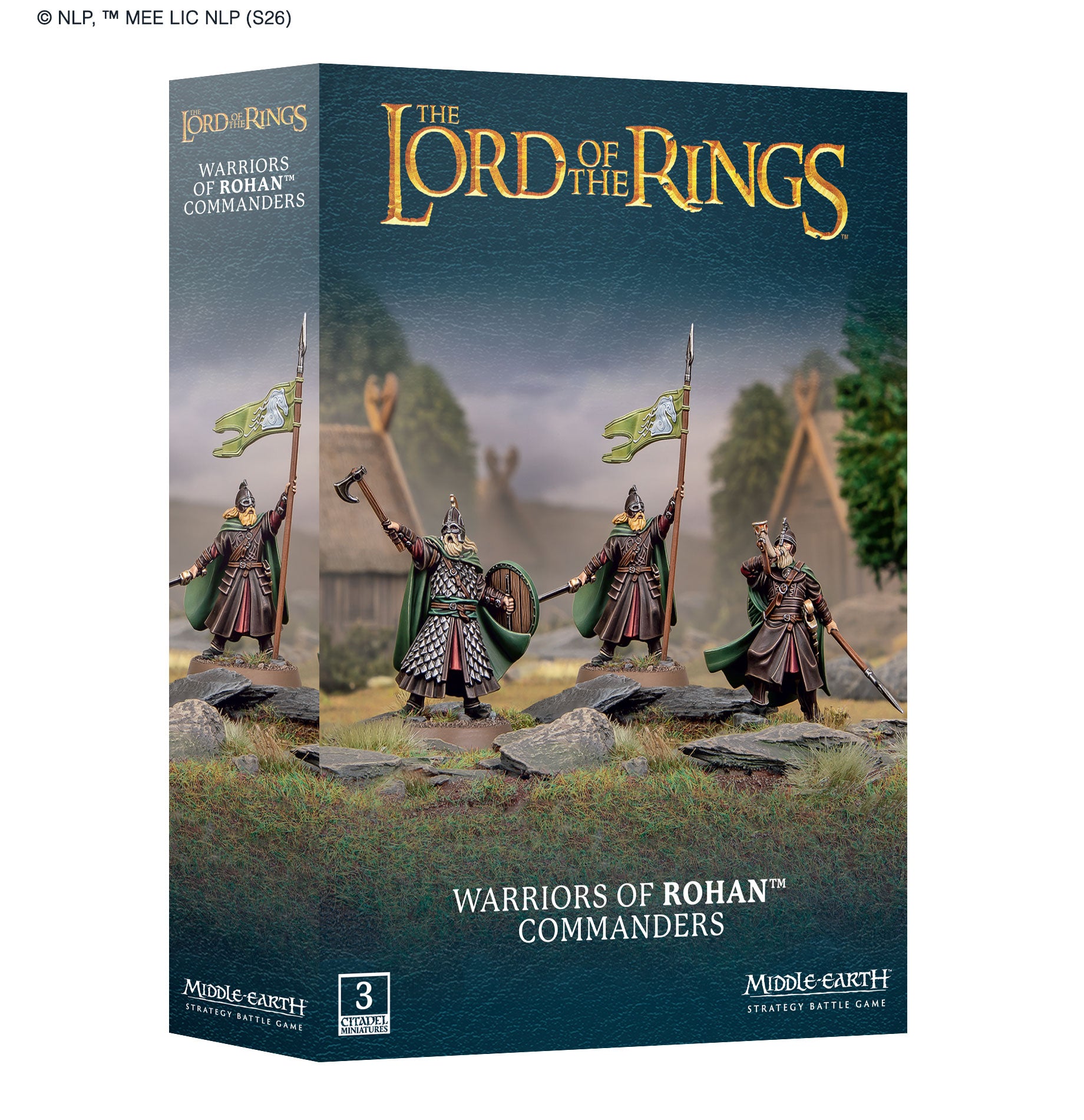 Middle-Earth Strategy Battle Game: Warriors of Rohan Commanders (Pre-order Now, Available 7/18/2026) | Grognard Games
