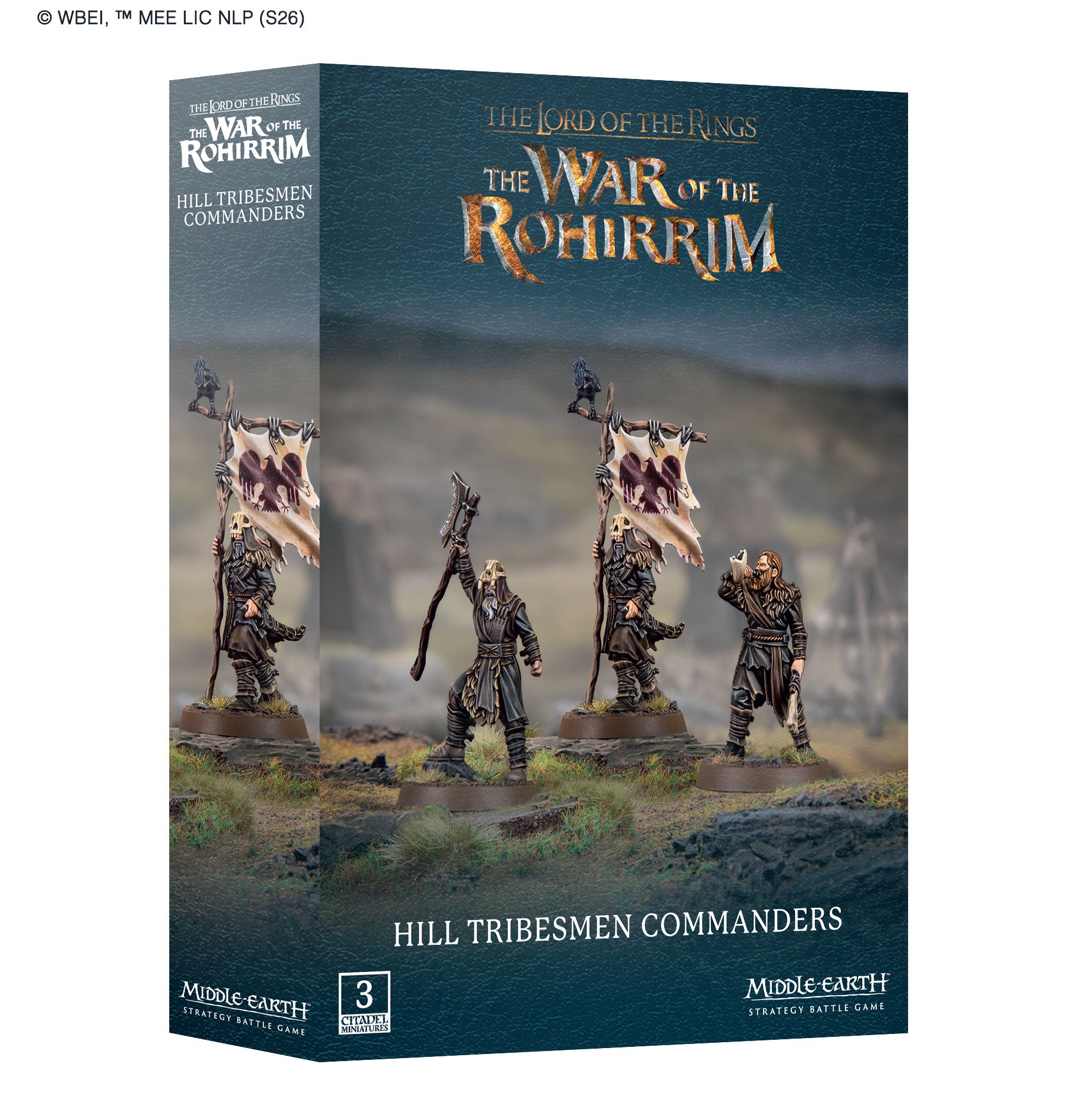 Middle-Earth Strategy Battle Game: Hill Tribesmen Commanders (Pre-order Now, Available 7/18/2026) | Grognard Games
