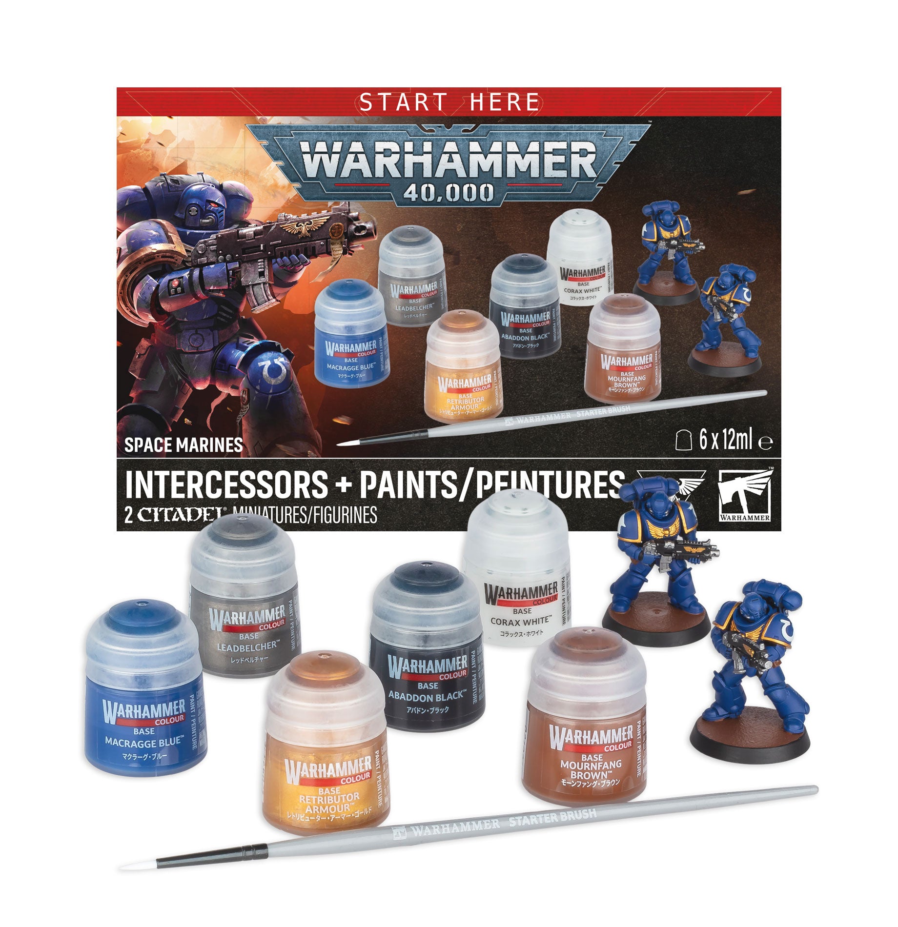 Space Marines Intercessors & Paint Set (Pre-order now, Available 7/25/2026) | Grognard Games