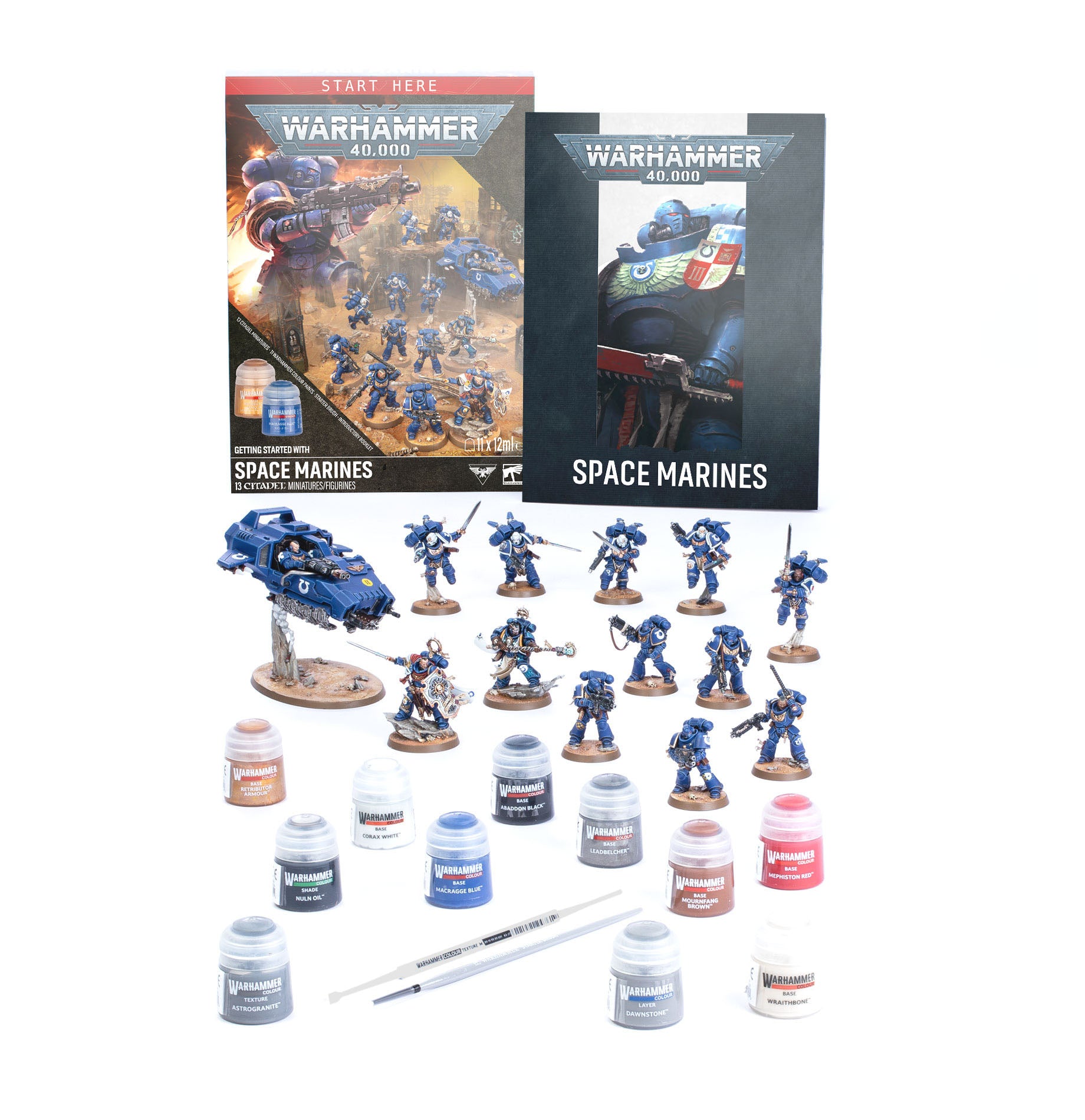 Warhammer 40,000: Getting Started with Space Marines (Pre-order now, Available 7/25/2026) | Grognard Games