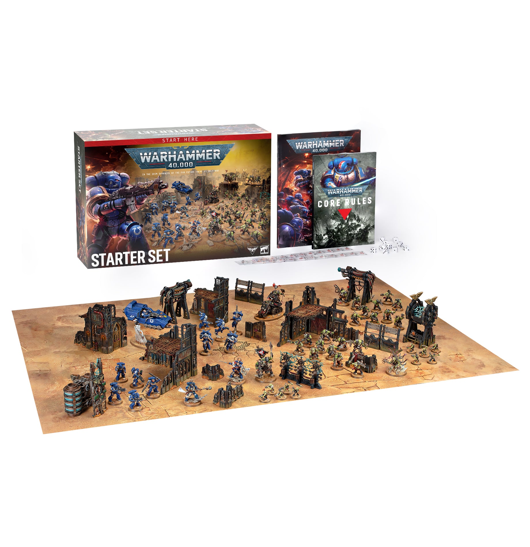 Warhammer 40,000: Starter Set (Pre-order now, Available 7/25/2026) | Grognard Games