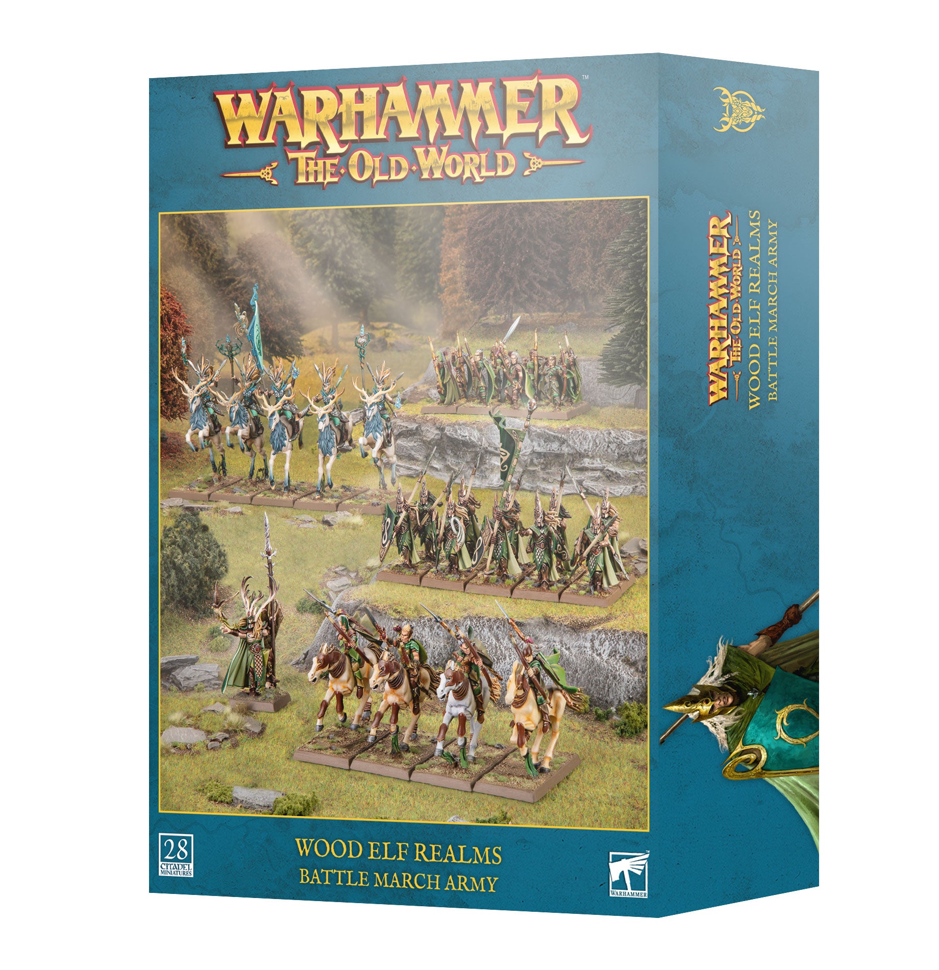 Warhammer: The Old World: Wood Elf Realms Battle March Army (Pre-order Now, Available 9/12/2026) | Grognard Games