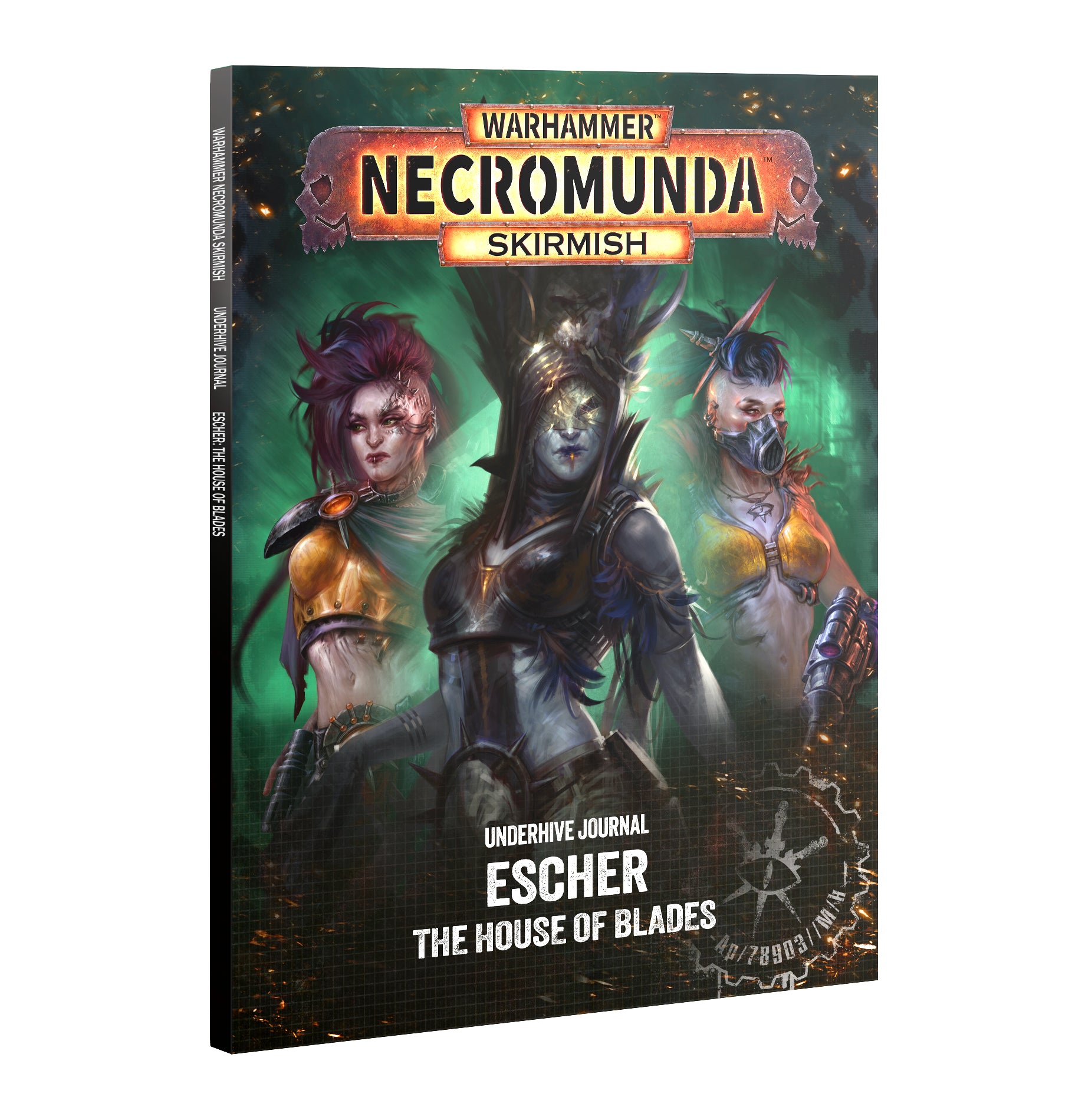 Necromunda: Underhive Journal: Escher - House of Blades (Pre-order now, Available 9/19/2026) | Grognard Games