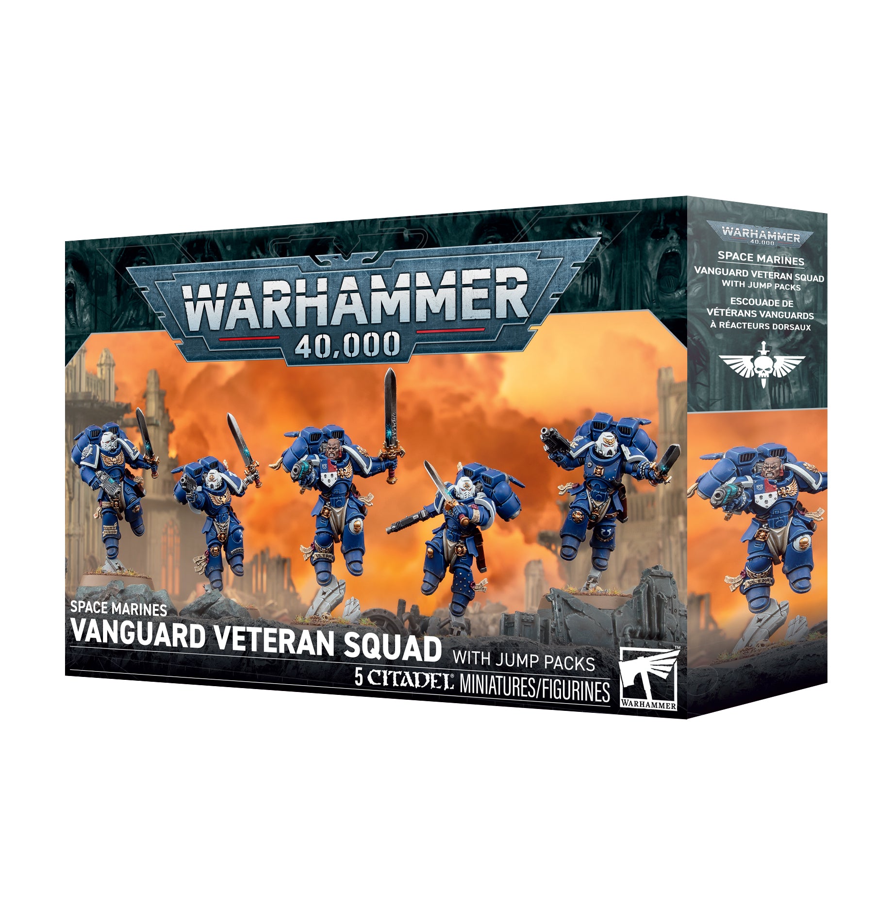 Space Marines Vanguard Veteran Squad with Jump Packs (Pre-order Now, Available 10/3/2026) | Grognard Games