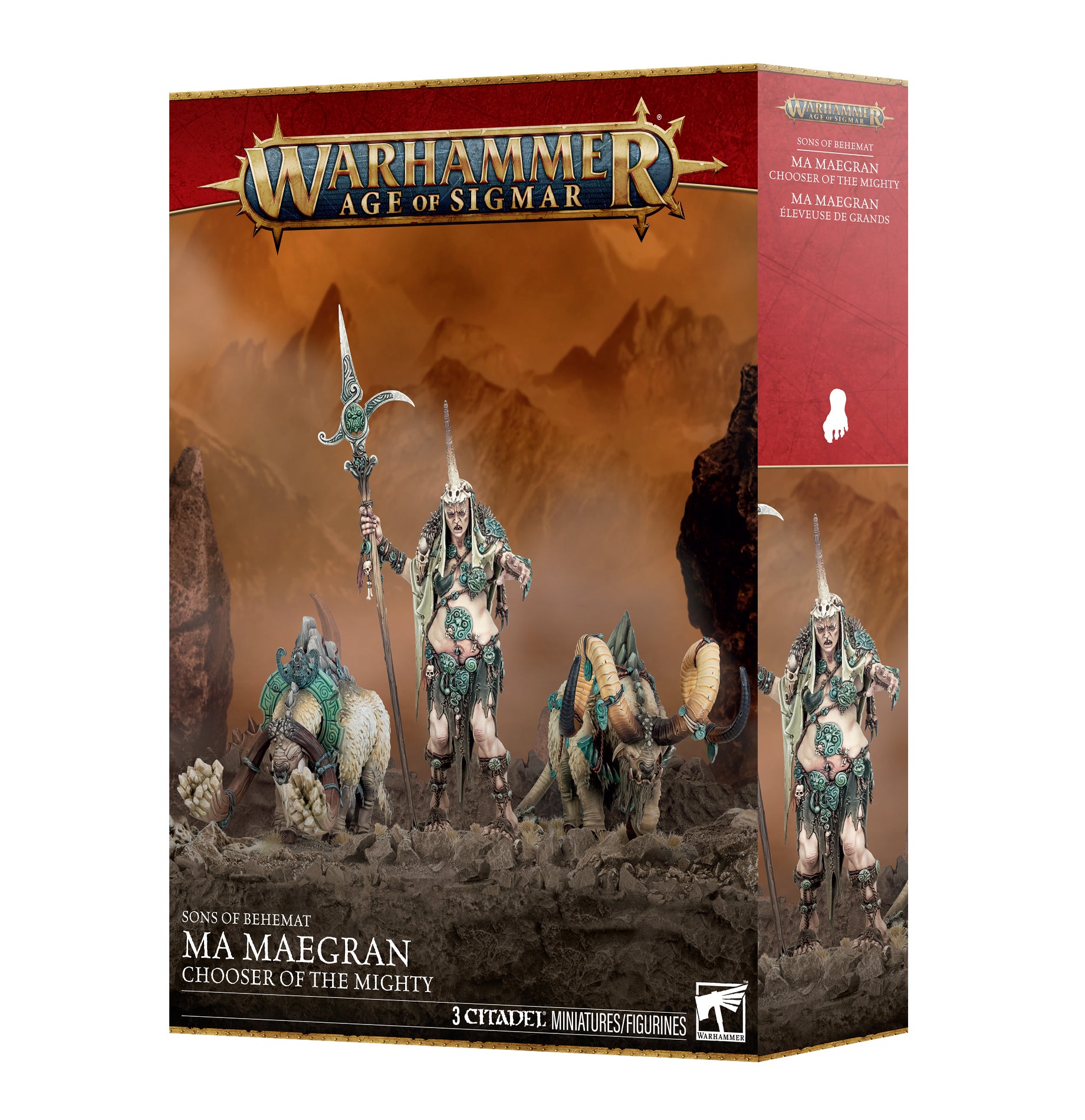 Sons of Behemat Ma Maegran, Chooser of the Mighty (Pre-order now, Available 9/26/2026) | Grognard Games