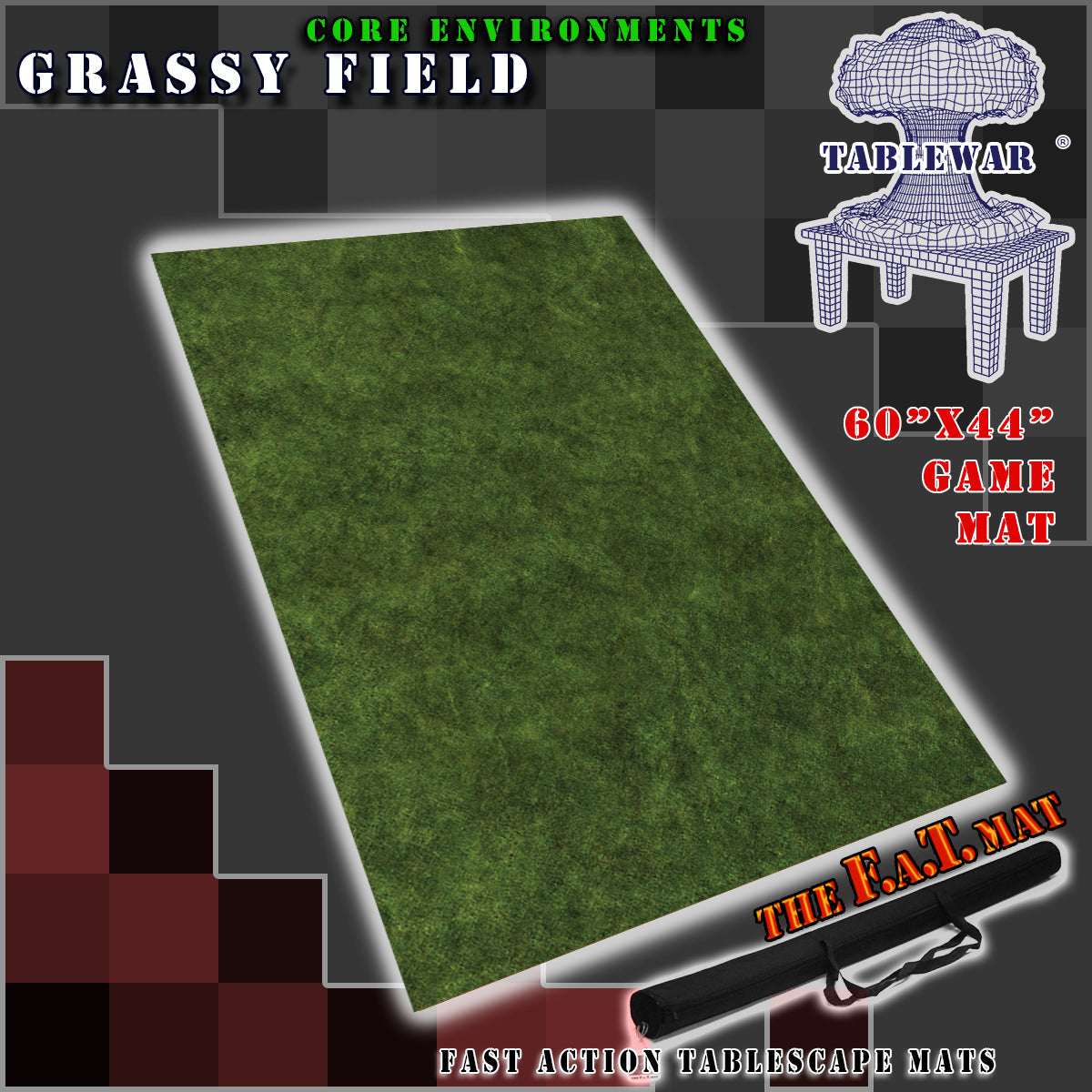 60x44" 'Grassy Field' F.A.T. | Grognard Games