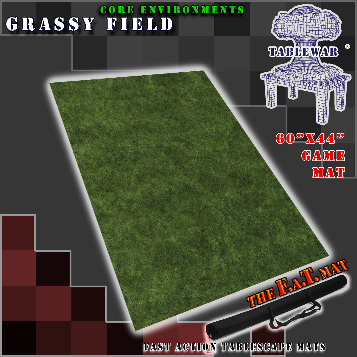 FAT MAT Grassy Fields 60x44 | Grognard Games