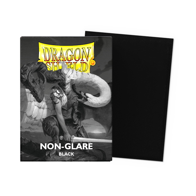 Black - Non-Glare - Matte Sleeves - Standard Size | Grognard Games