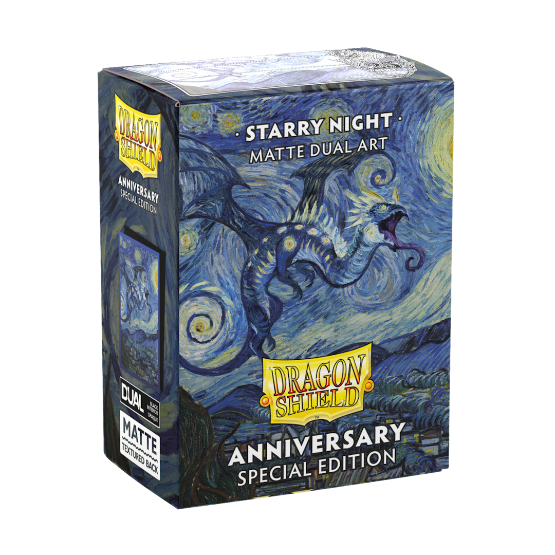 Starry Night - Matte Dual Art Sleeves - Standard Size | Grognard Games